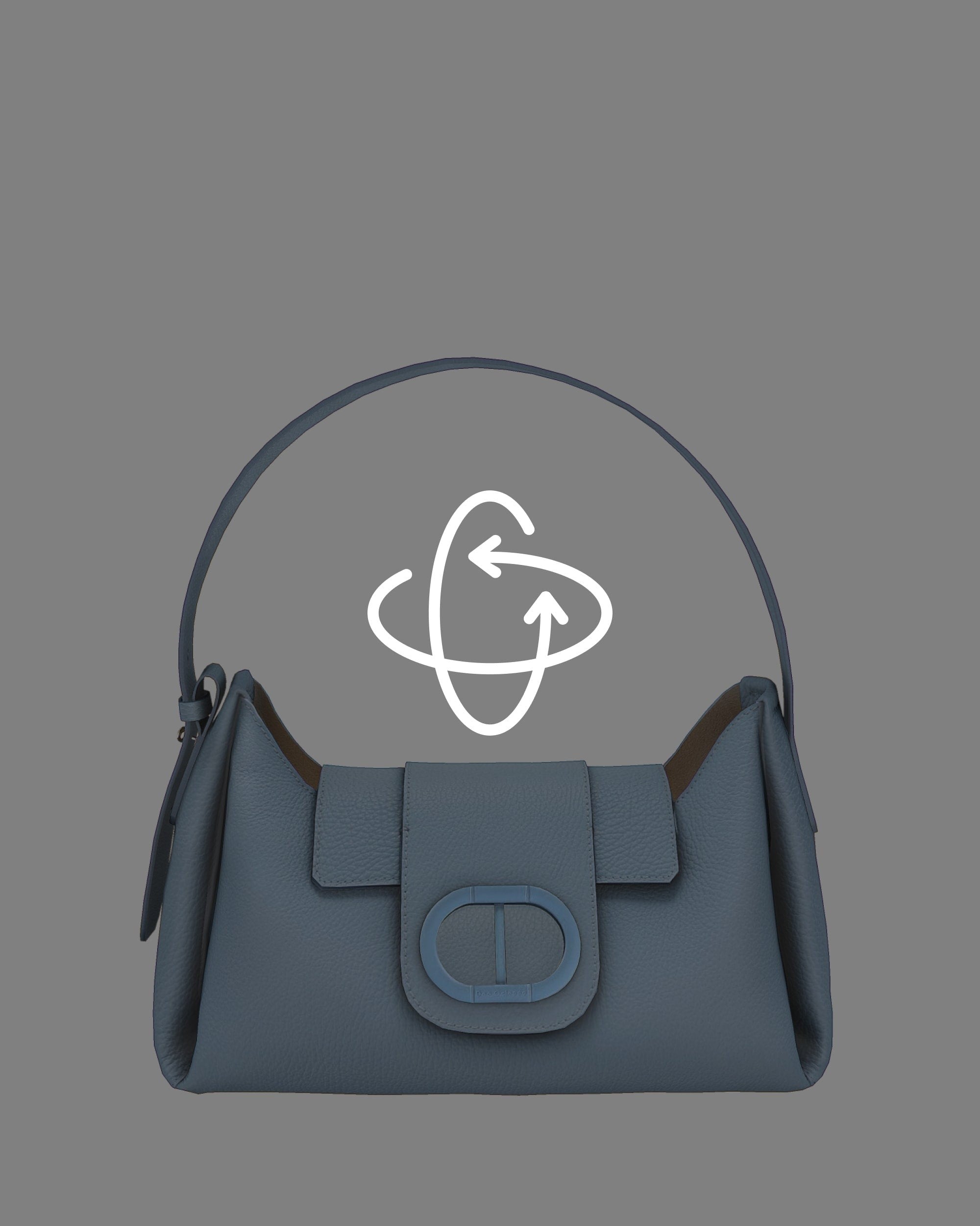 Borsa a tracolla San Marino - Blu cielo