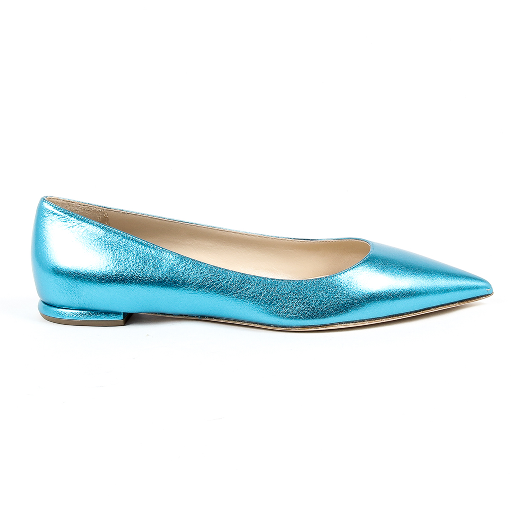 Andrew Charles Ballerina da donna blu chiaro SONIA