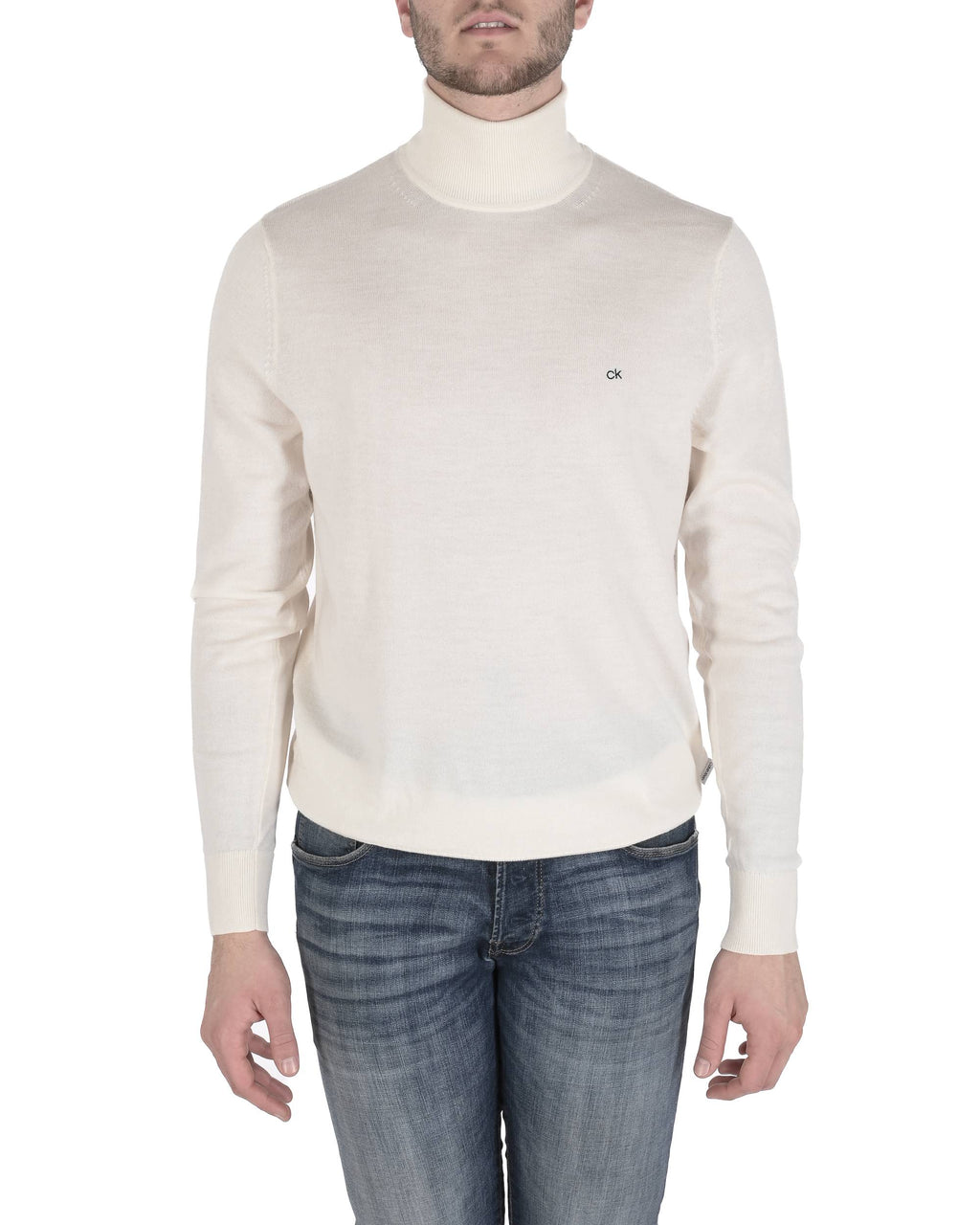 Calvin Klein Maglione da uomo bianco K10K102751YAH