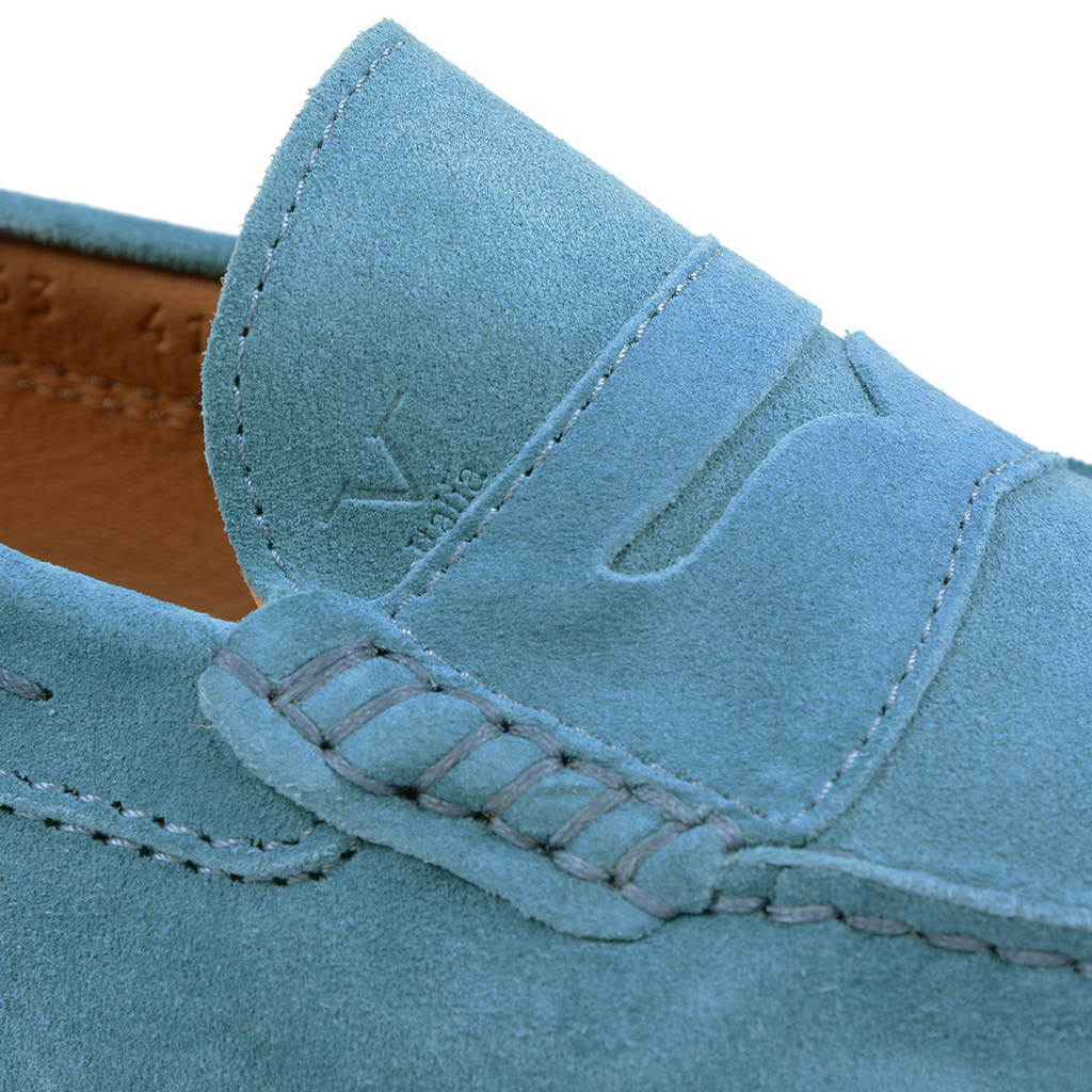 V 1969 Italia Mocassini da uomo blu STEWART