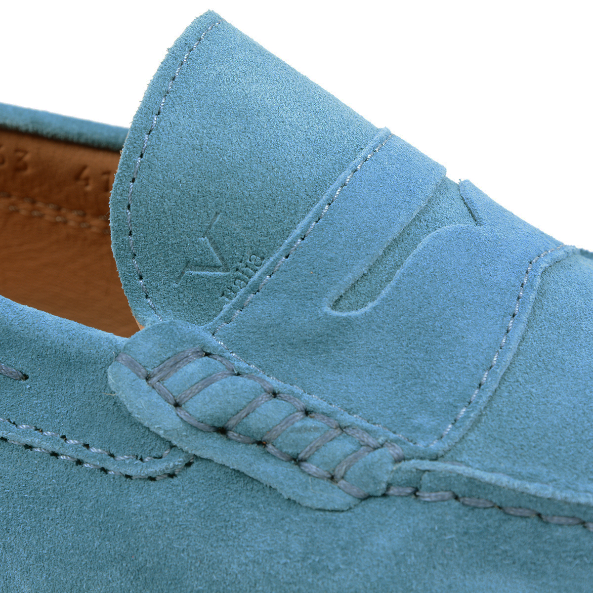 V 1969 Italia Mocassini da uomo blu STEWART
