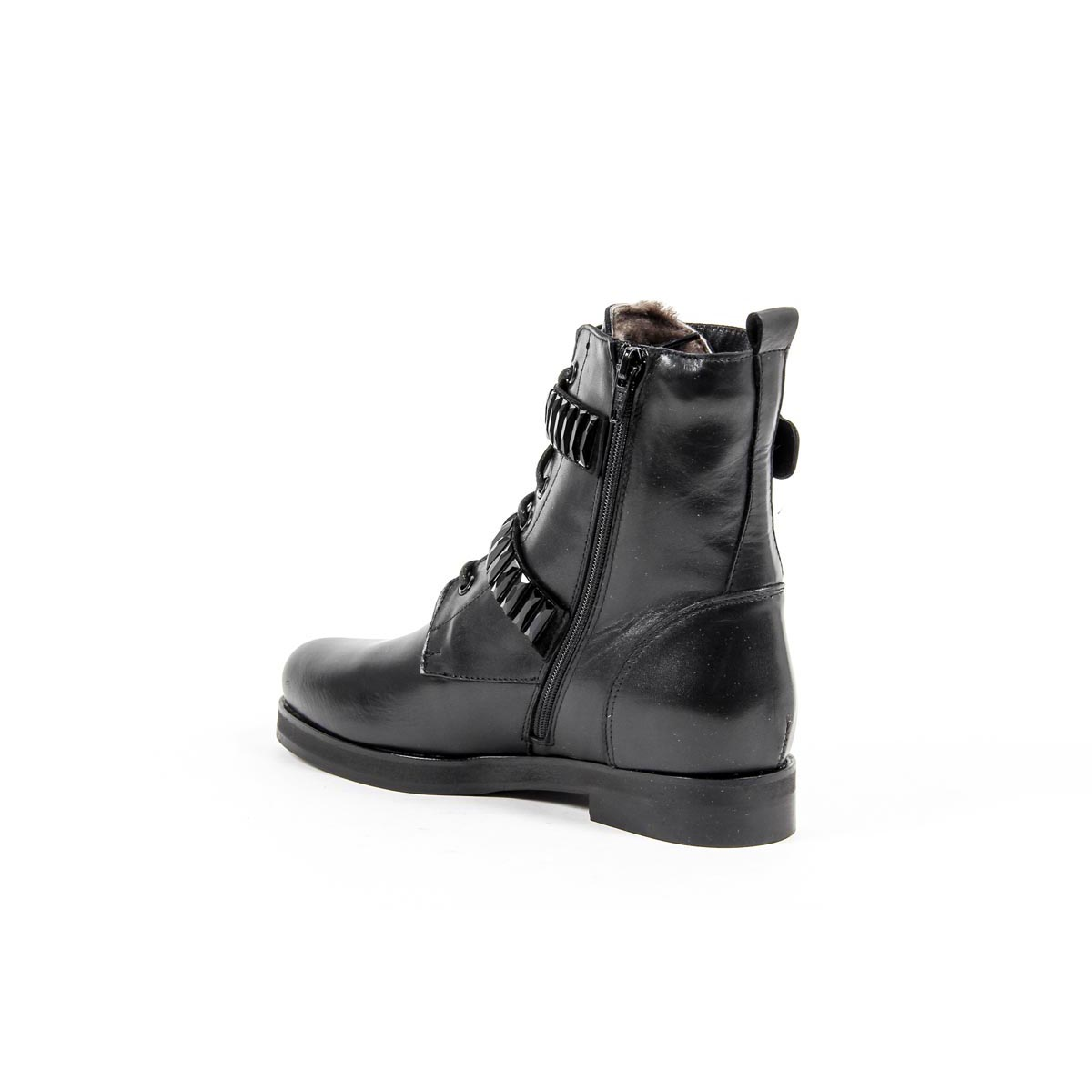 V 1969 Italia Womens Short Boot B2332 SHEA VIT NERO CAM NERO