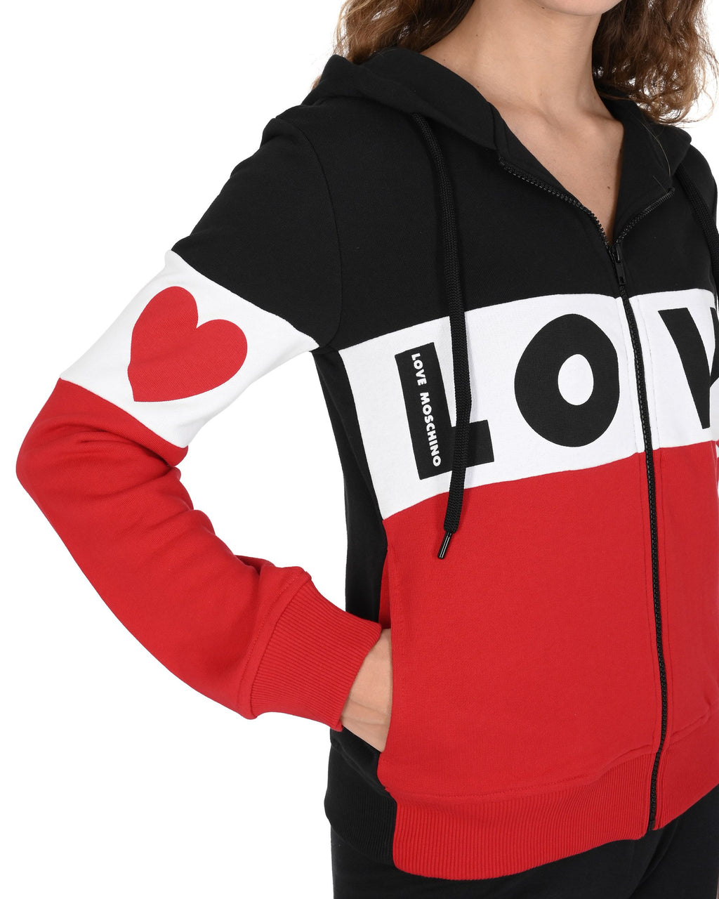 Felpa da donna Love Moschino W 3 374 01 M 4068 4072 MULTI