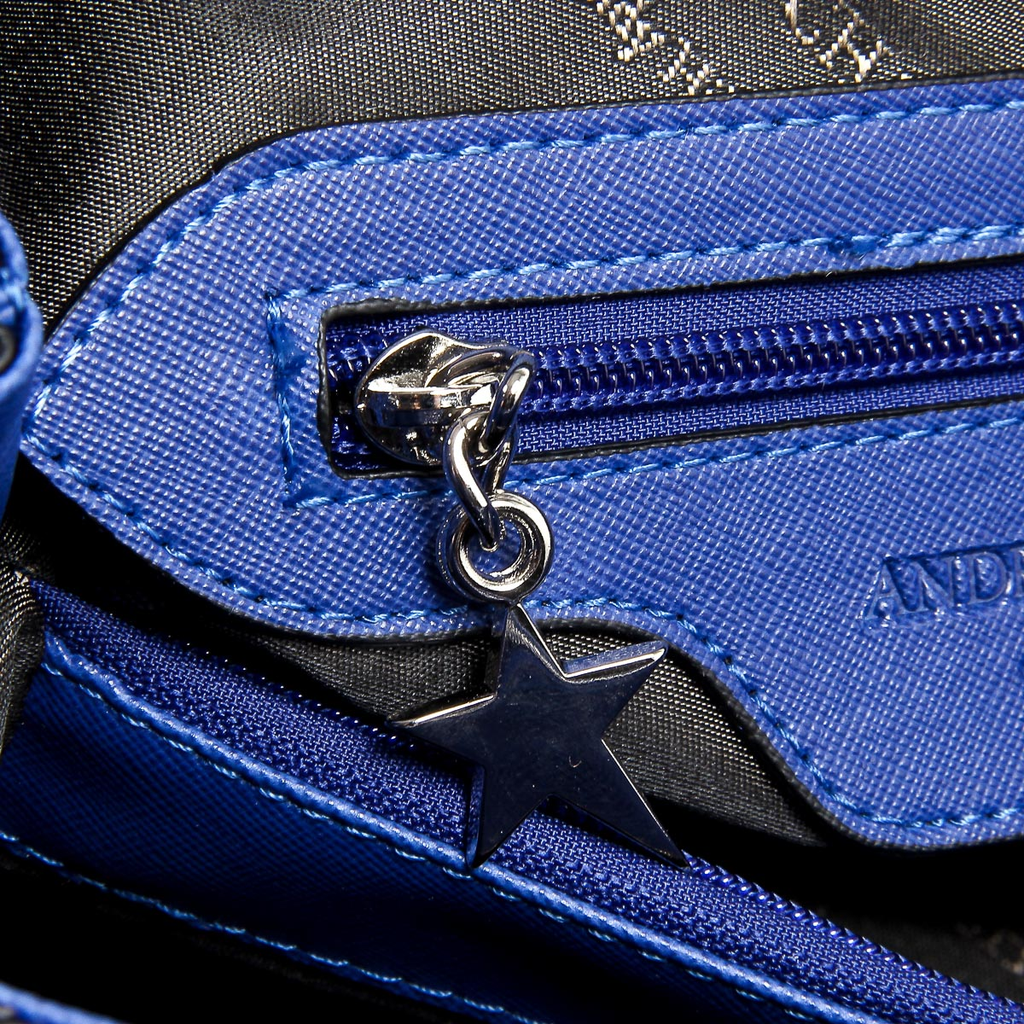 Borsa a mano da donna Andrew Charles Blu VERA