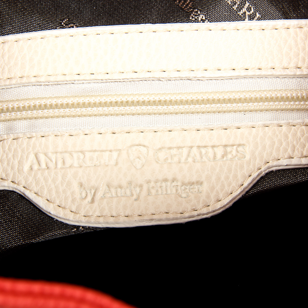 Borsa a mano da donna Andrew Charles rossa LUCINDA