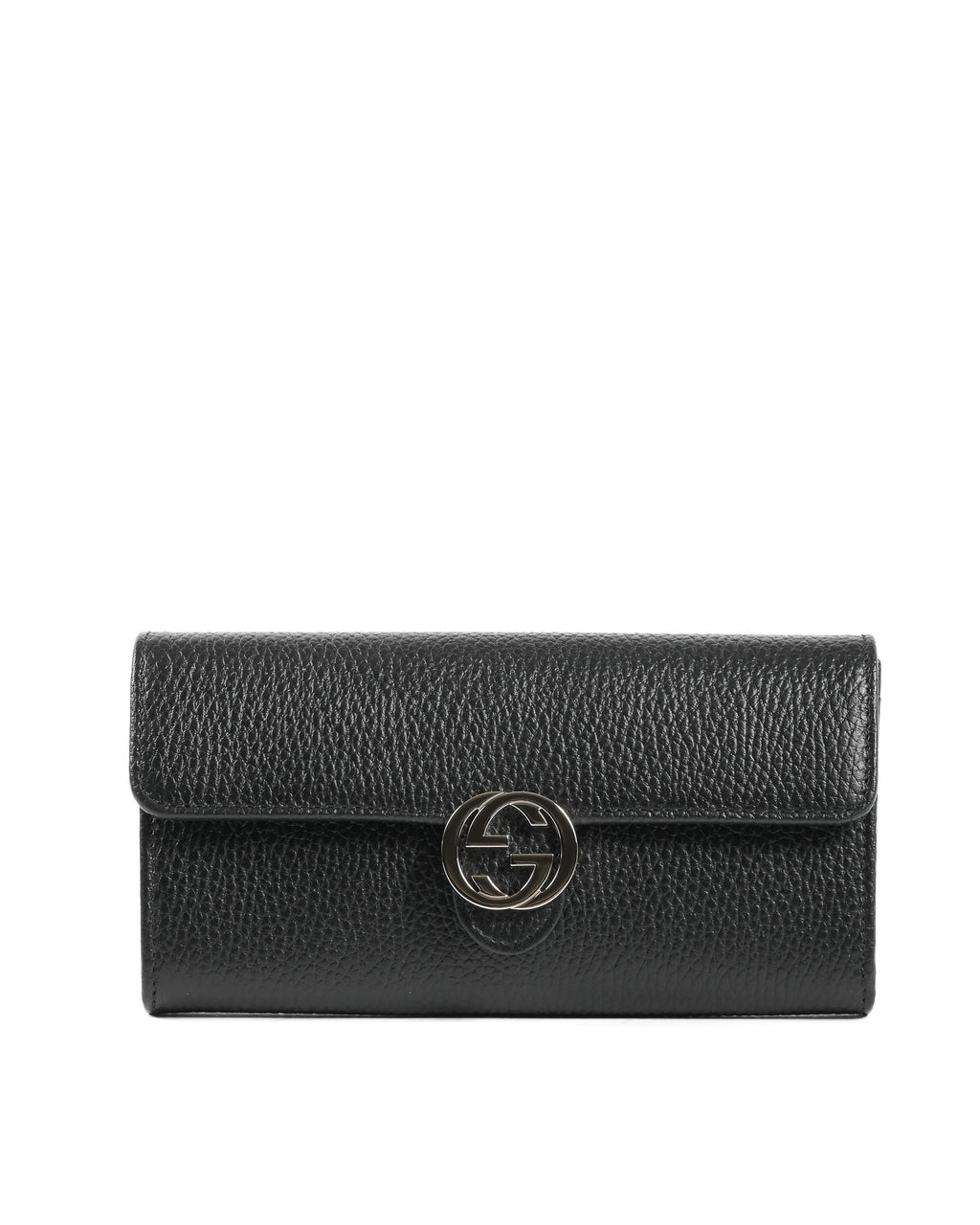 Portafoglio Gucci in pelle con chiusura a incastro 615524 CAO0G 1000