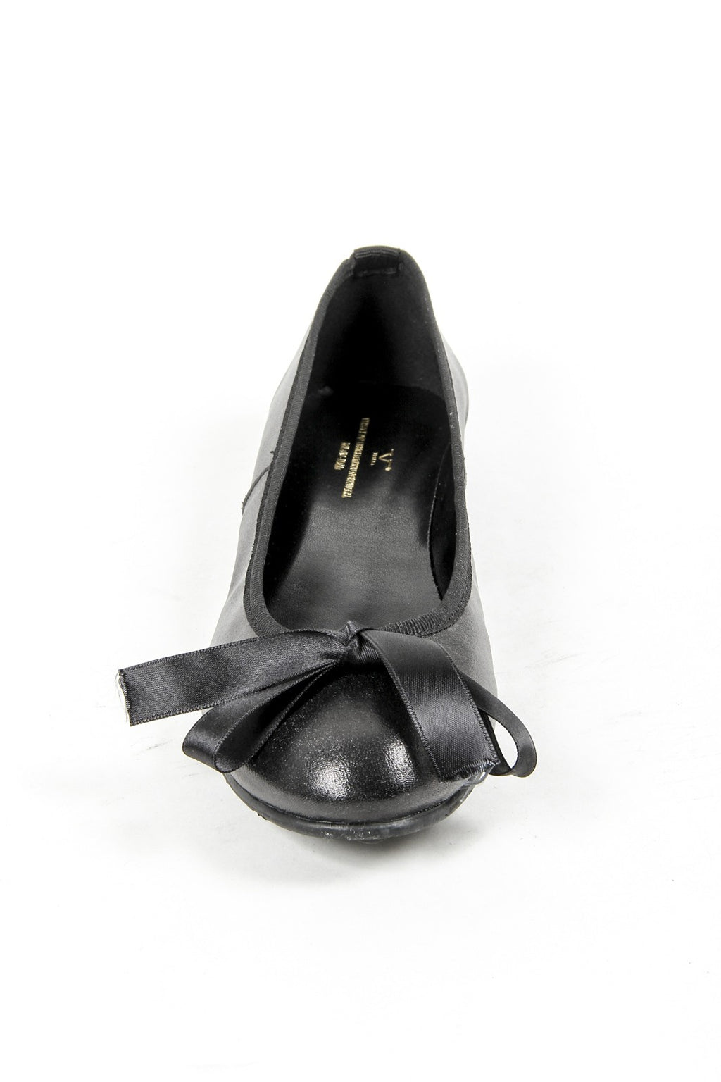 V 1969 Italia Womens Ballerina E08 NAPPA NERO
