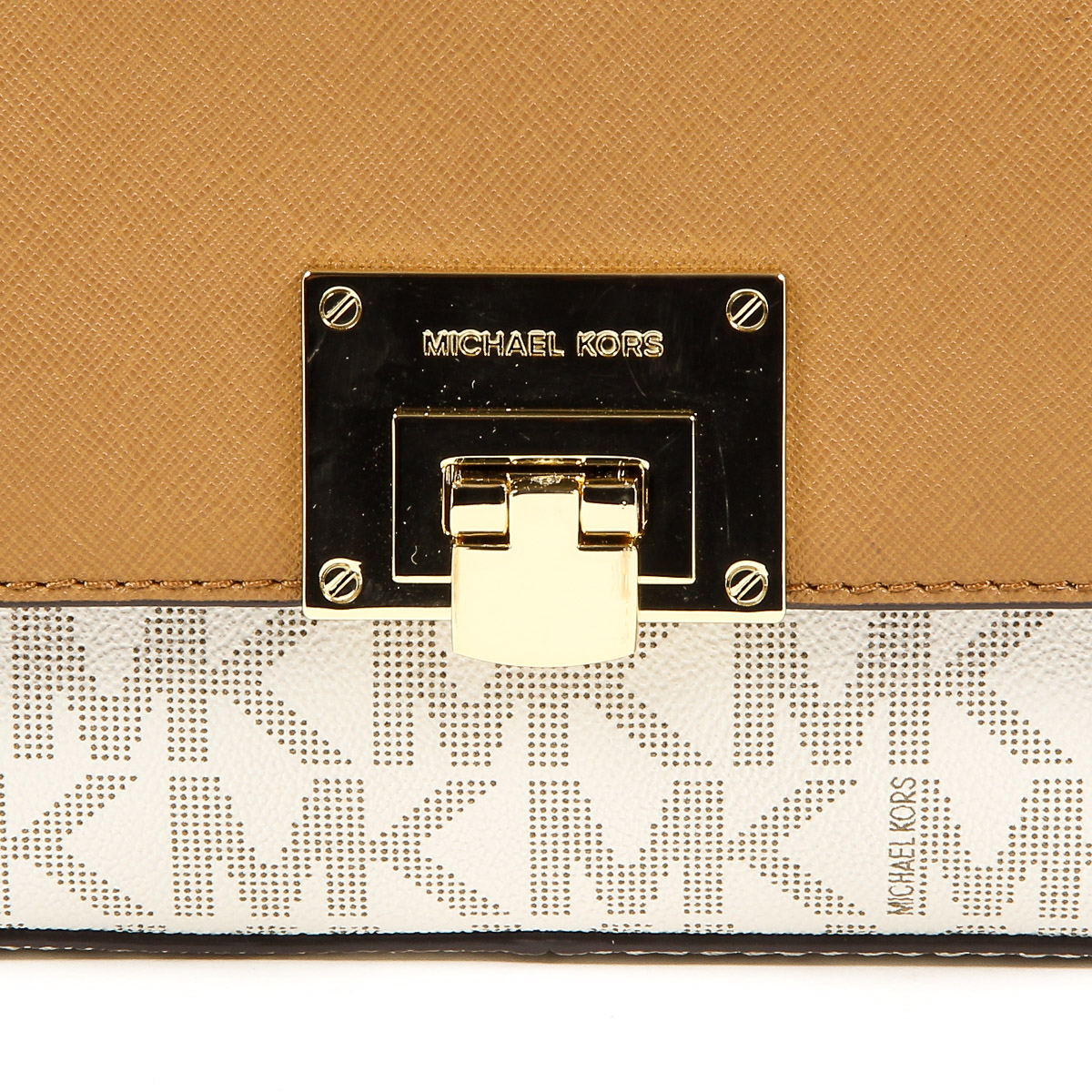 Borsa a mano da donna Michael Kors TINA 35T7GT4F2B VANIGLIA ACRN