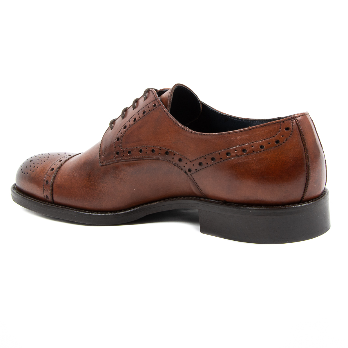 V 1969 Italia Scarpa Brogue da Uomo Marrone LUKE