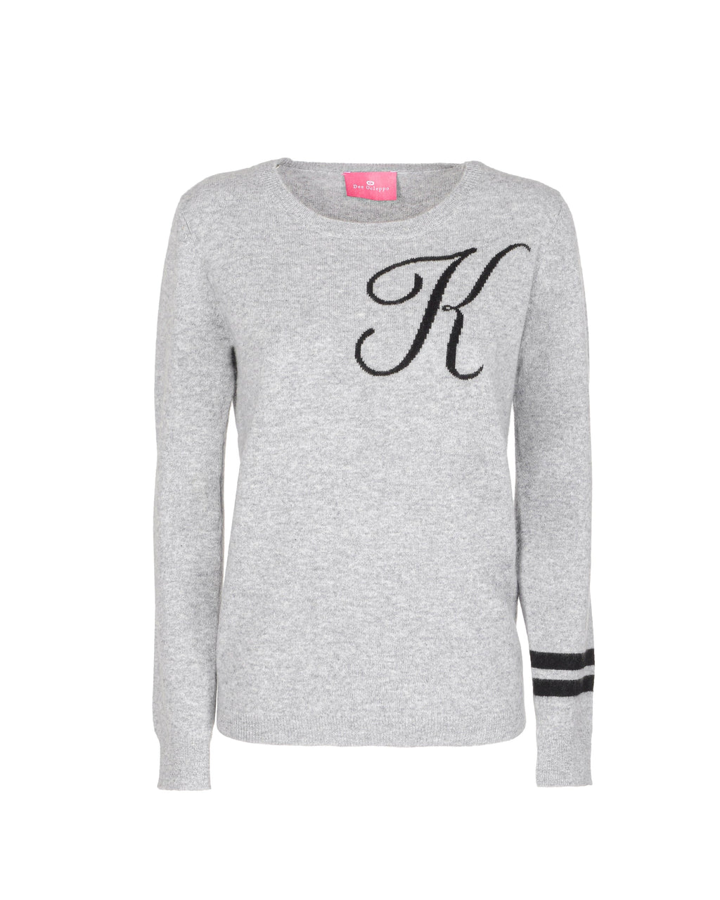 Maglione girocollo in cashmere - Grigio