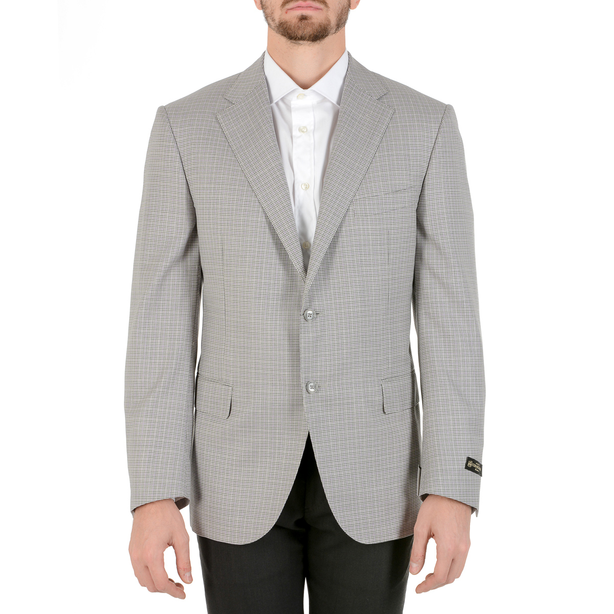 Corneliani Giacca Uomo Maniche Lunghe Grigio Chiaro