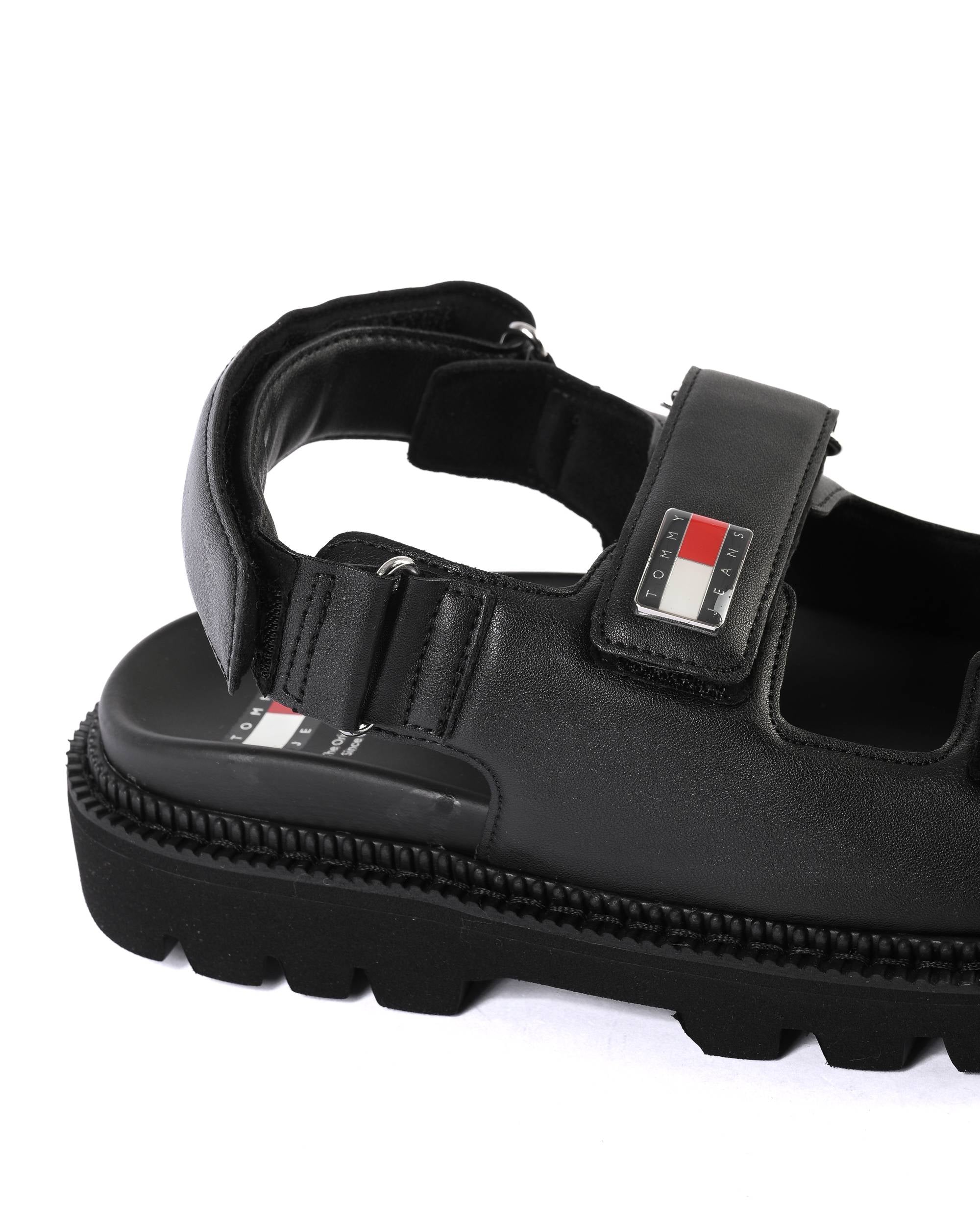 Sandalo da donna Tommy Hilfiger nero EN0EN02461BDS