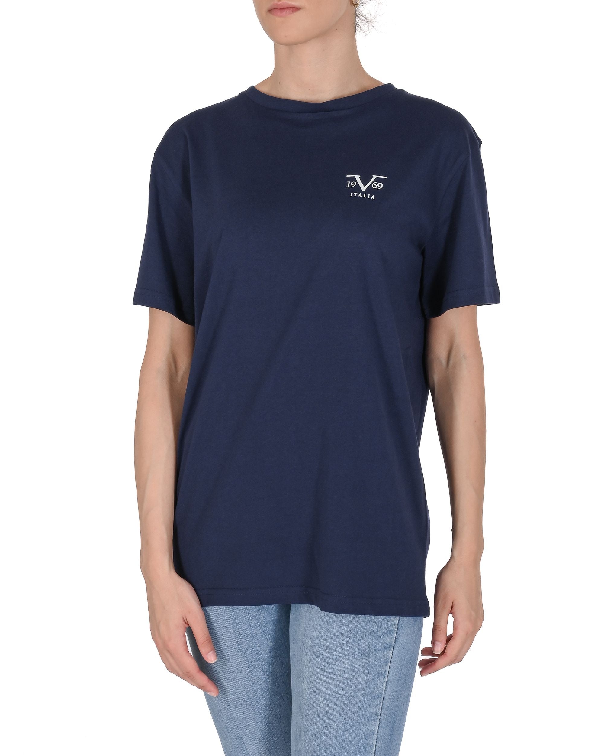 19V69 Italia T-shirt basic da donna VSC1WTS01 NAVY