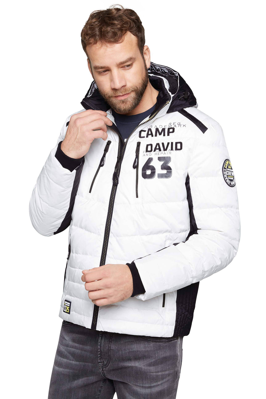 Giacca da uomo Camp David con cappuccio