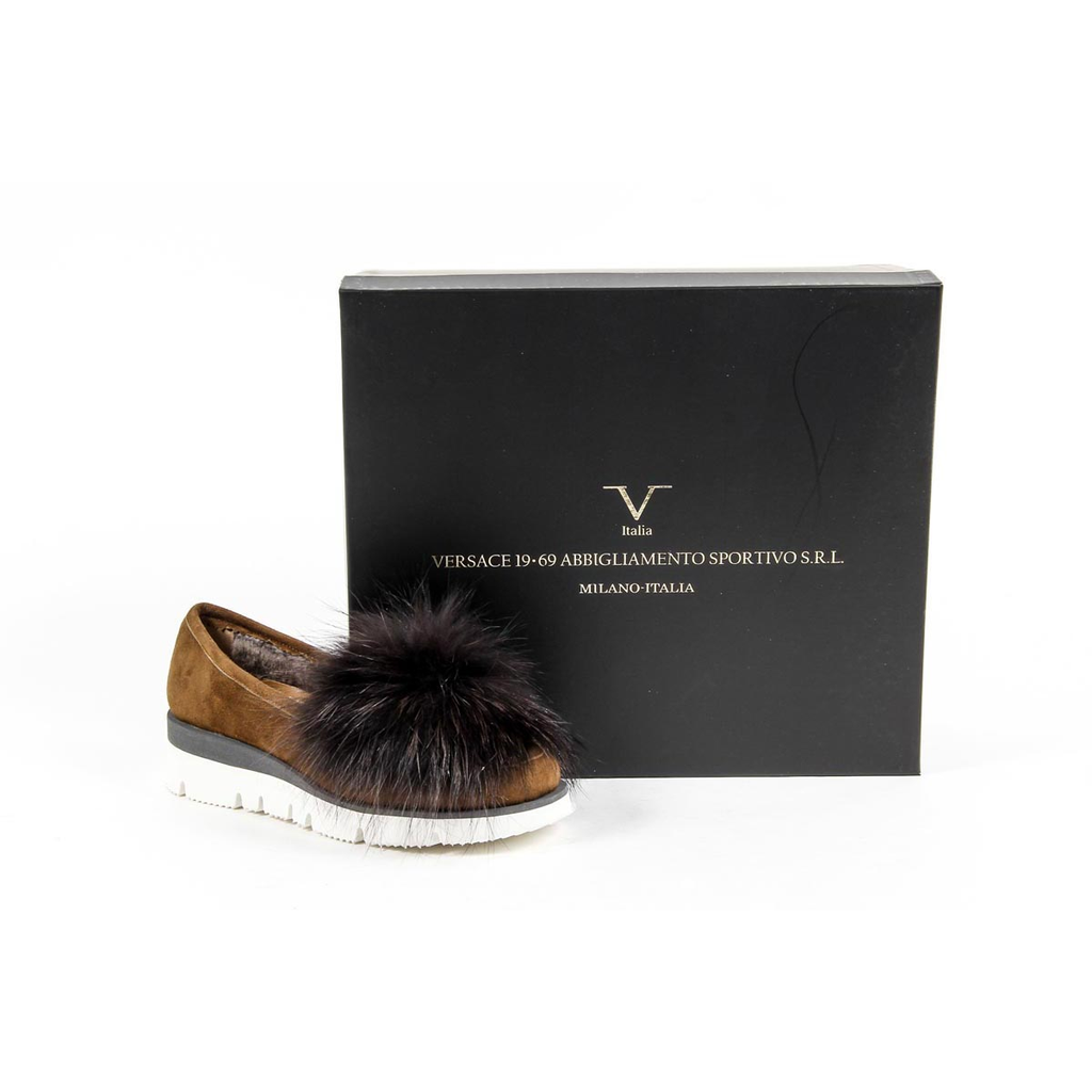 Mocassino da donna V 1969 Italia 302106 CAMOSCIO CUOIO