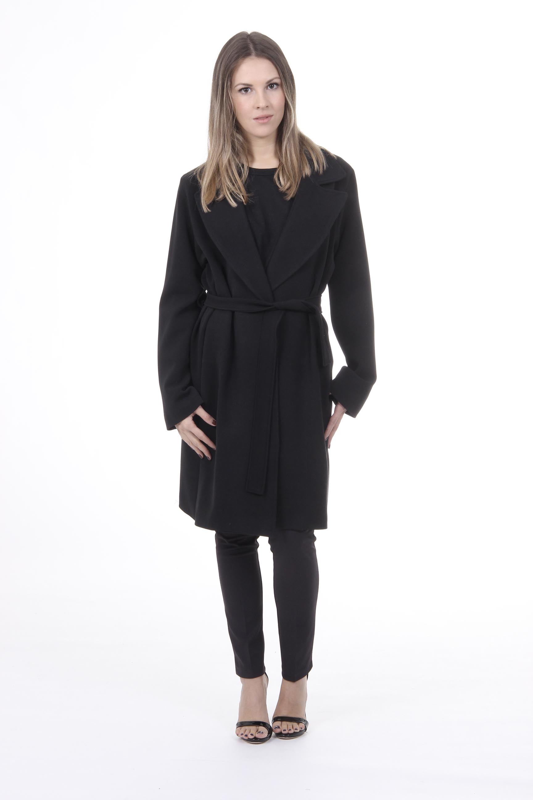 Cappotto da donna V 1969 Italia CAPPOTTO VESTAGLIA TESS. SUPERDUCA NERO