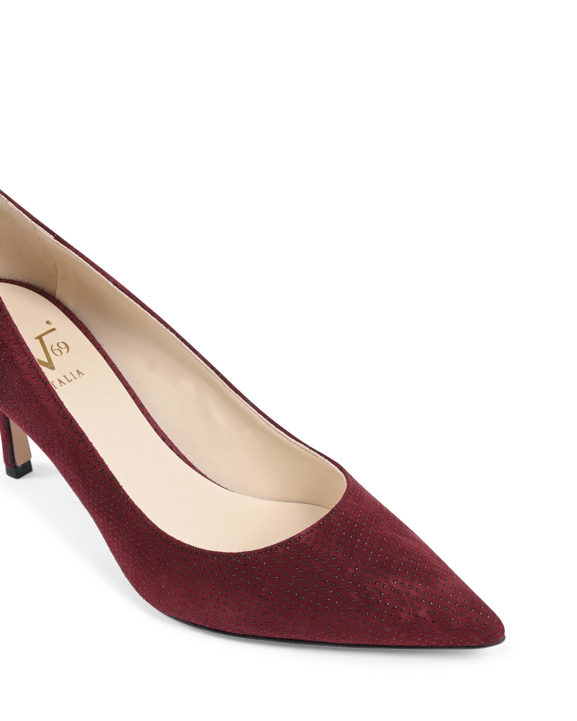 19V69 Italia Scarpe da donna Bordeaux INES65 BORDEAUX BOT. TESSUTO