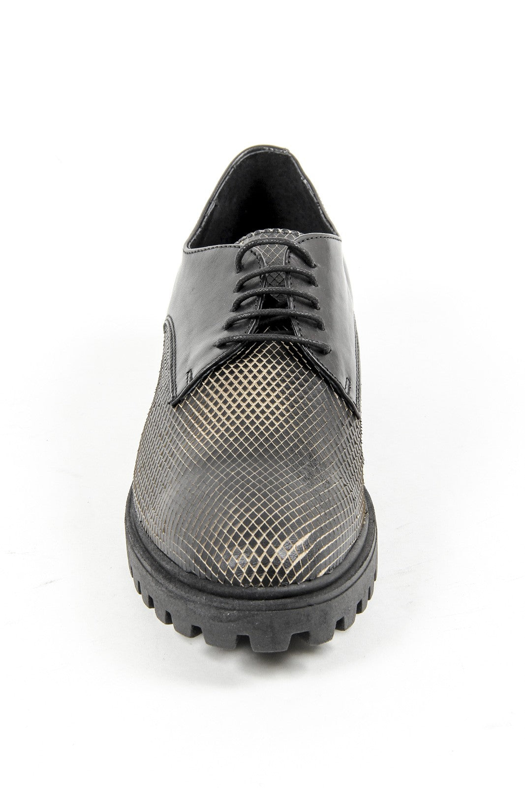 Scarpa stringata da donna V 1969 Italia C01 VITELLO NERO