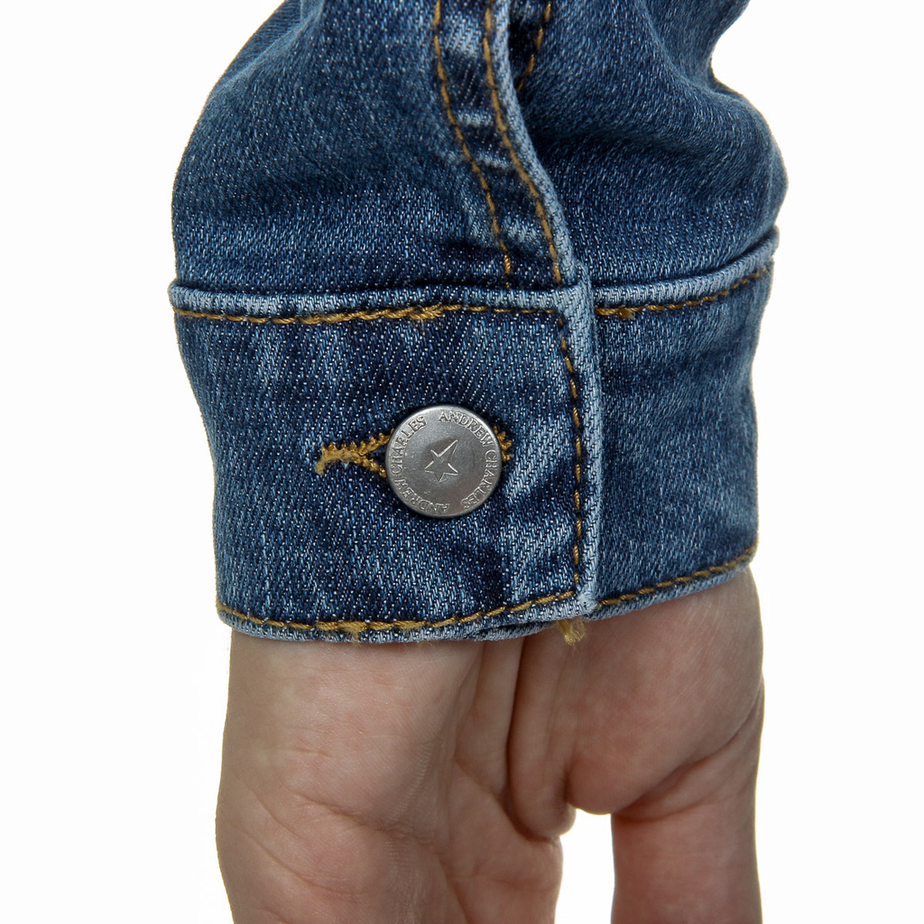 Giacca da donna Andrew Charles a maniche lunghe in denim LETIZIA