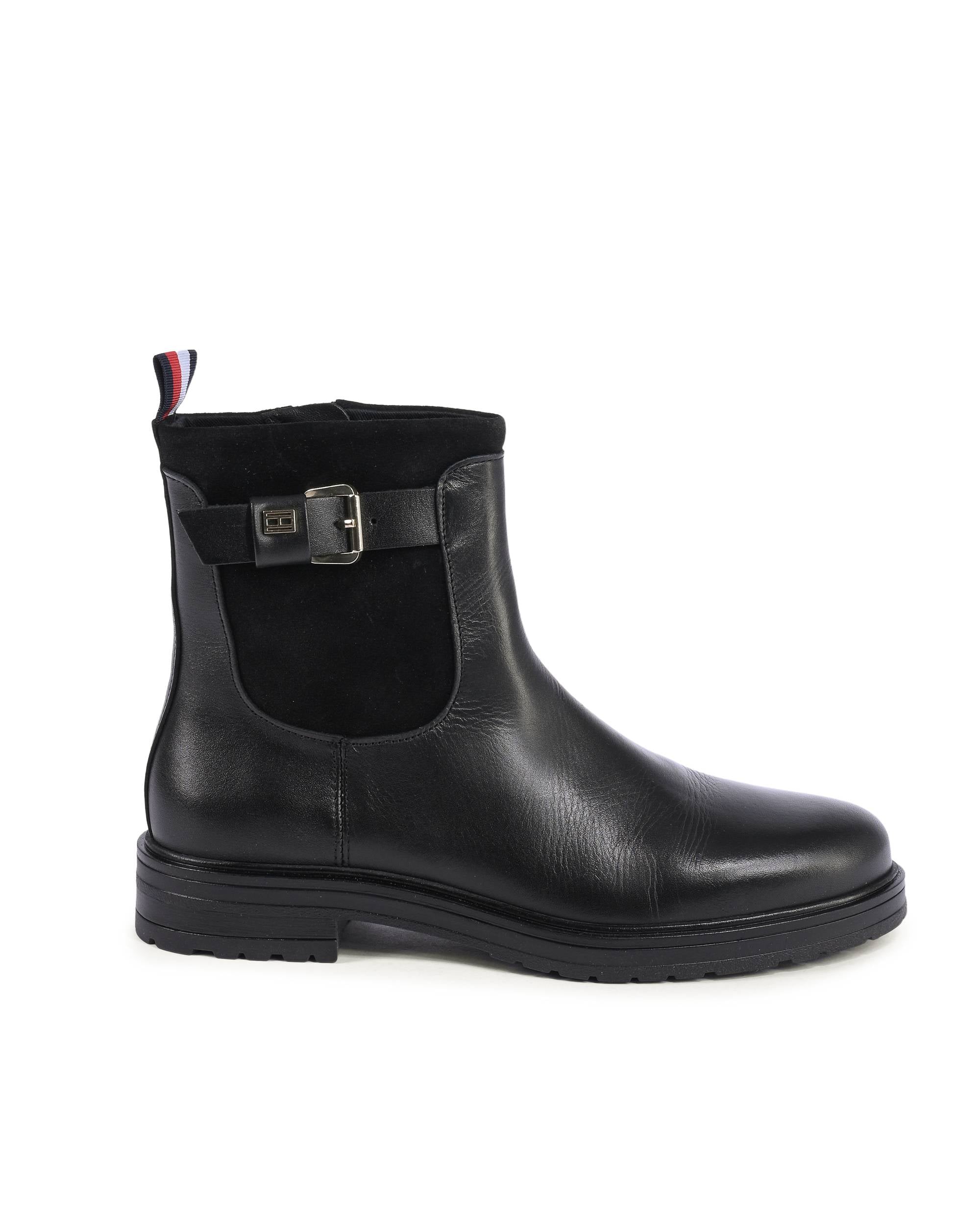Tommy Hilfiger Donna Stivali NERO FW0FW07477BDS