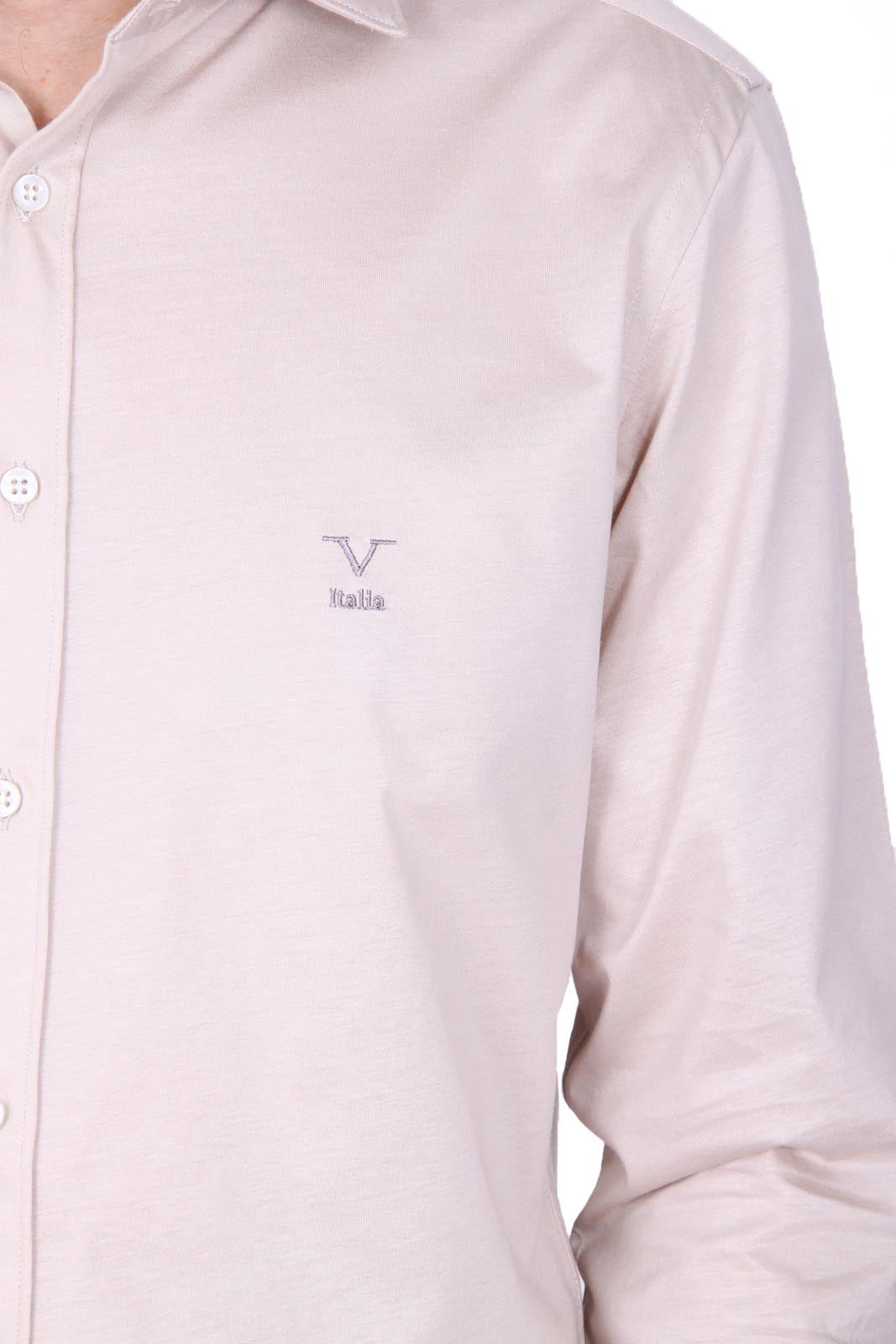 V 1969 Italia maglia da uomo a maniche lunghe Paris Jersey Beige