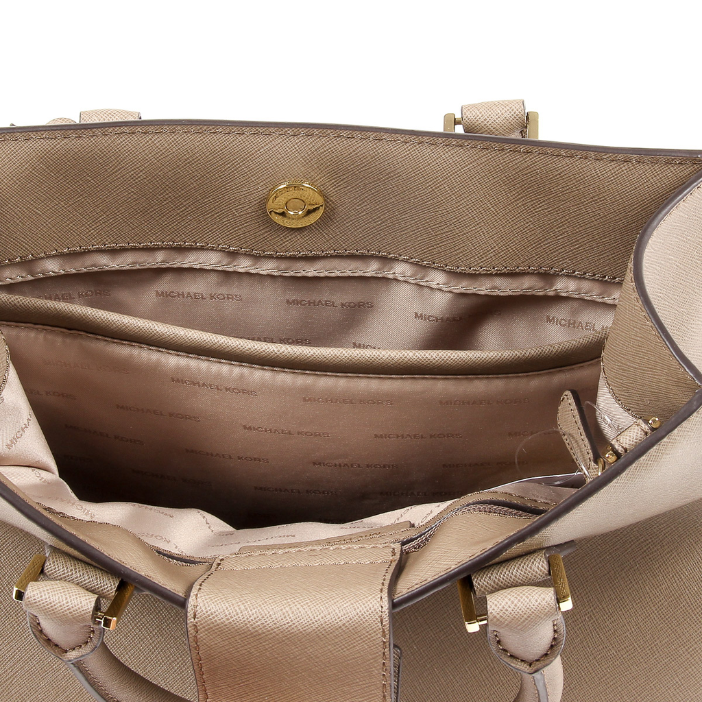 Borsa a mano da donna Michael Kors BRIDGETTE 30T7GBDT2L DK DUNE