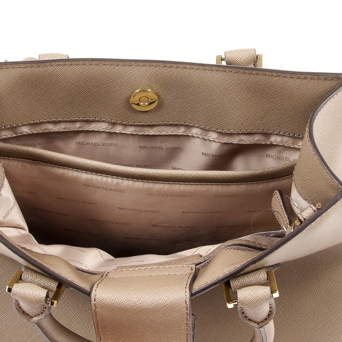 Borsa a mano da donna Michael Kors BRIDGETTE 30T7GBDT2L DK DUNE