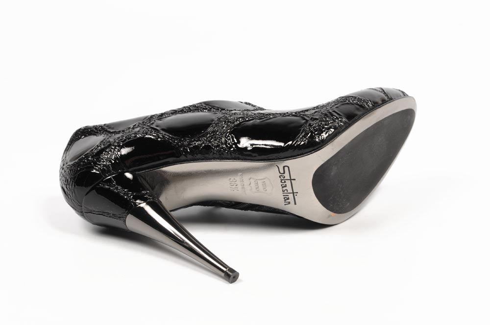 Sebastian Milano décolleté da donna S3208MA MACROCOCCO NERO
