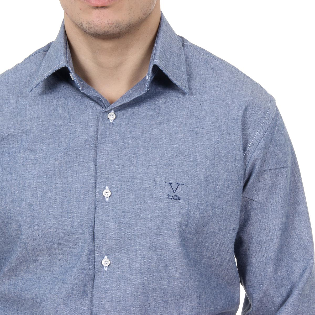 V 1969 Italia Camicia da uomo con collo classico 377 VAR. 508