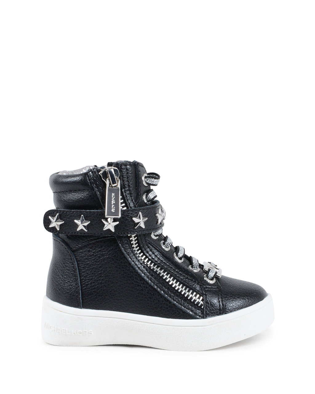 Michael Kors Sneaker alta da bambina nera ZIA IVY CADETT BLACK