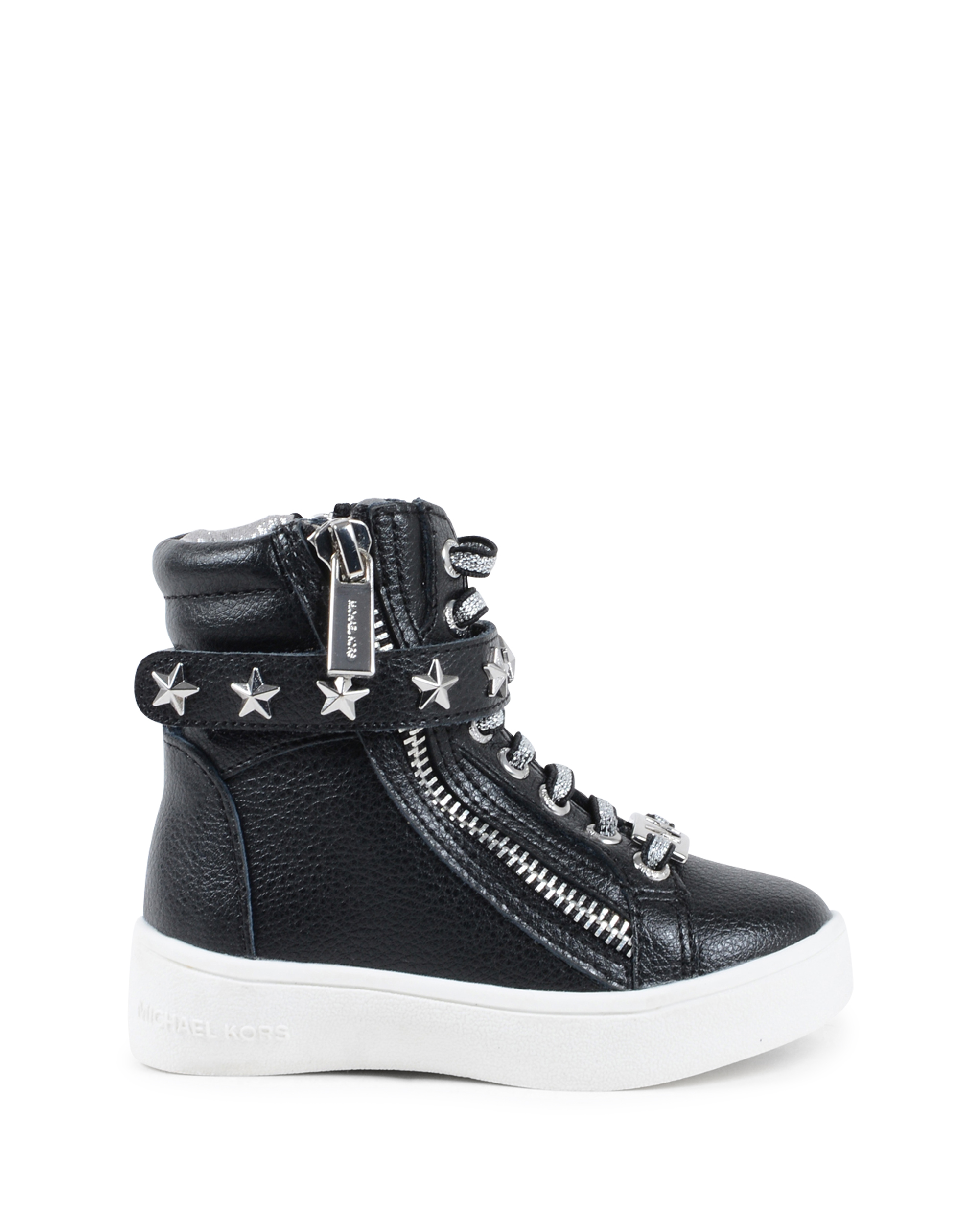 Michael Kors Sneaker alta da bambina nera ZIA IVY CADETT BLACK
