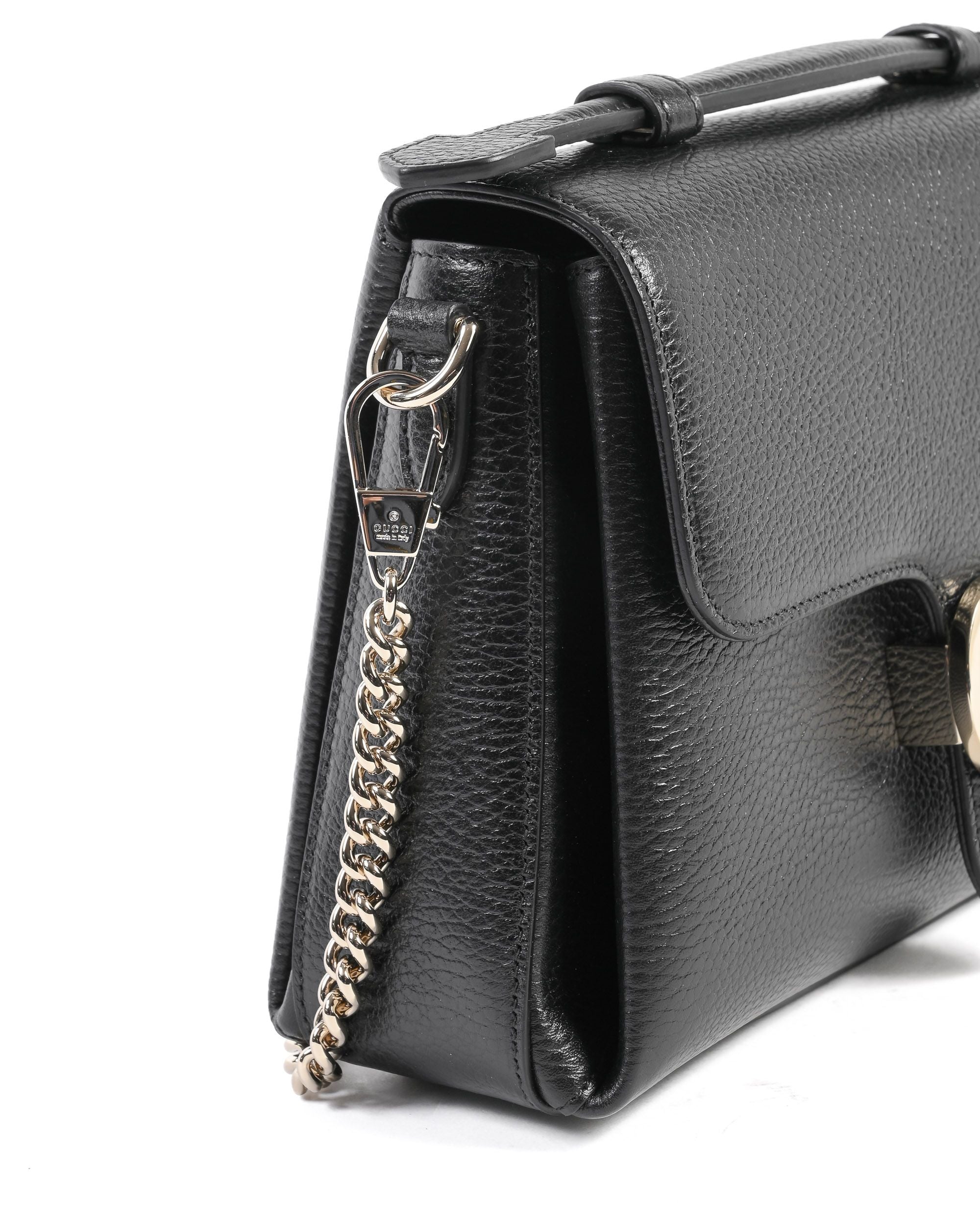 Borsa Gucci Interlocking in pelle con catena 510302 CAO0G 1000