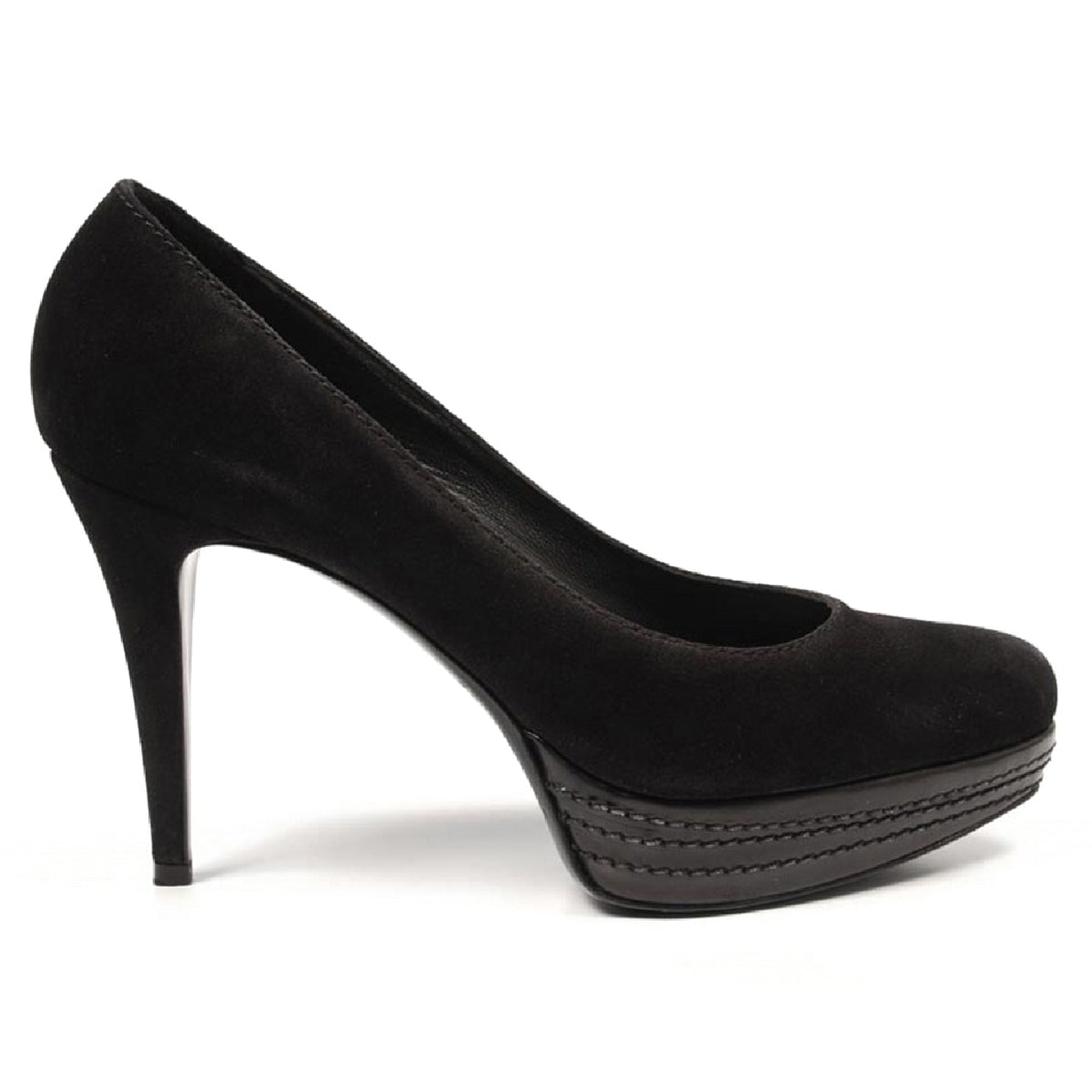 Décolleté da donna Sebastian Milano S4651 VELOUR STEEL (GRIGIO SCURO)