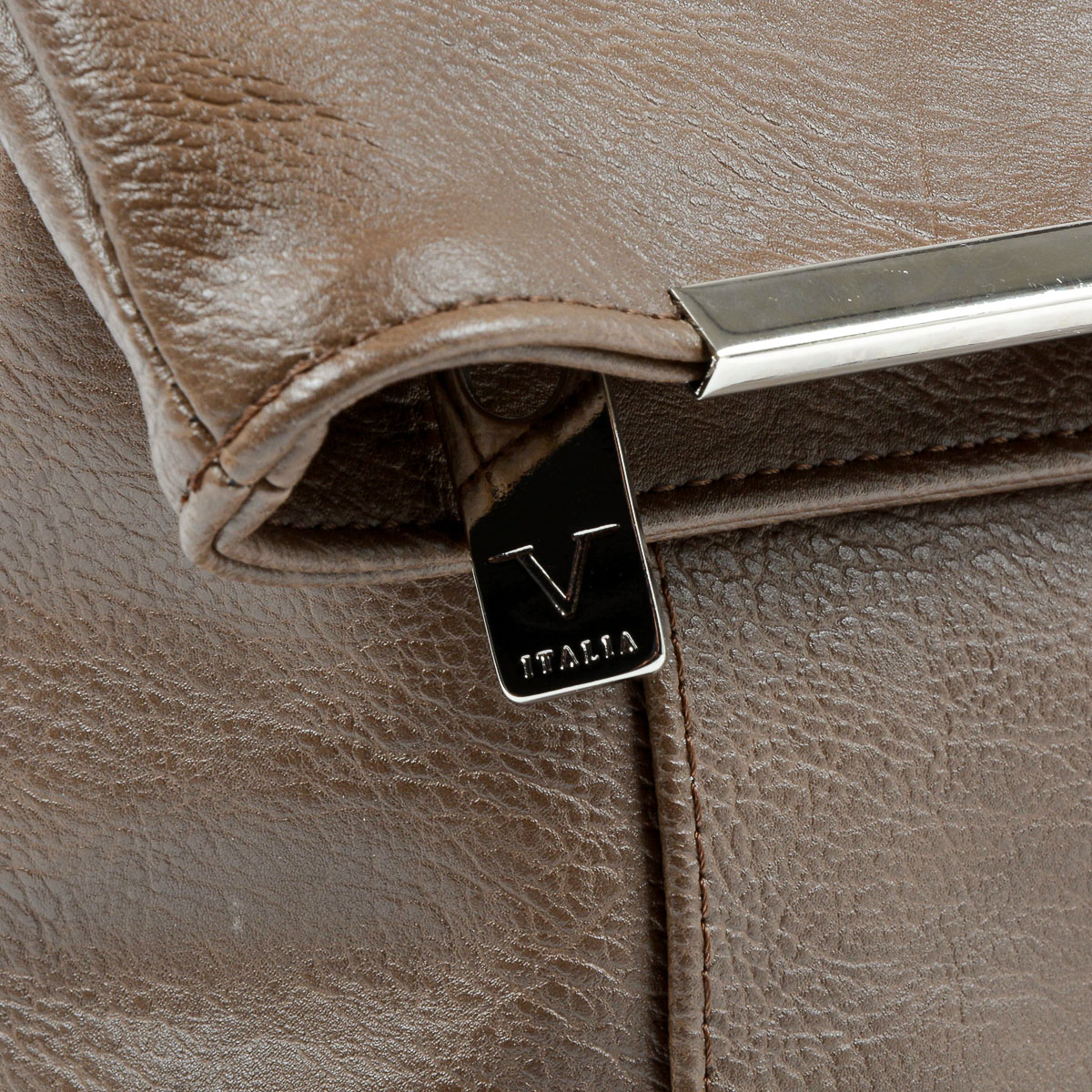 V 1969 Italia Borsa da donna Taupe STEFANY