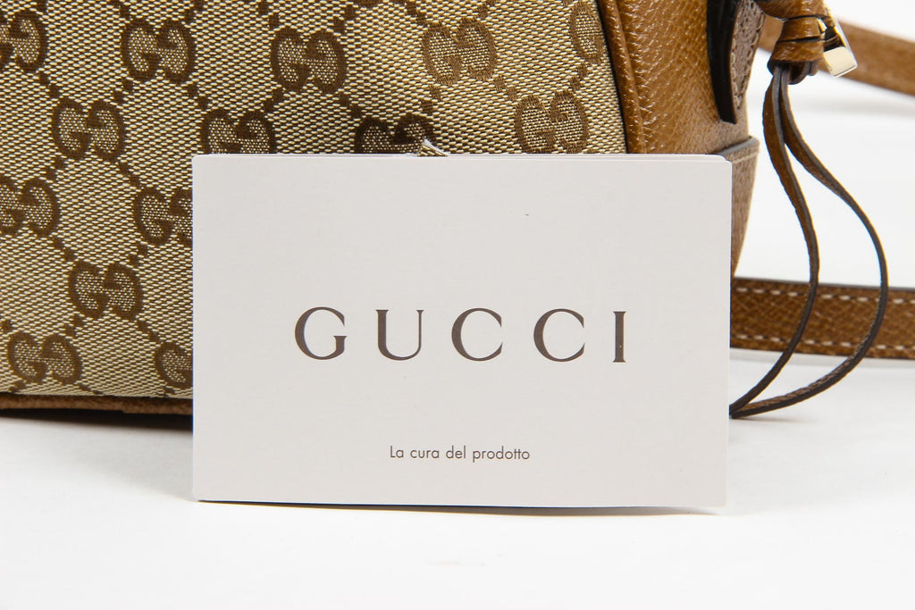Borsa a mano Gucci Bree Original GG Canvas Mini Messenger da donna