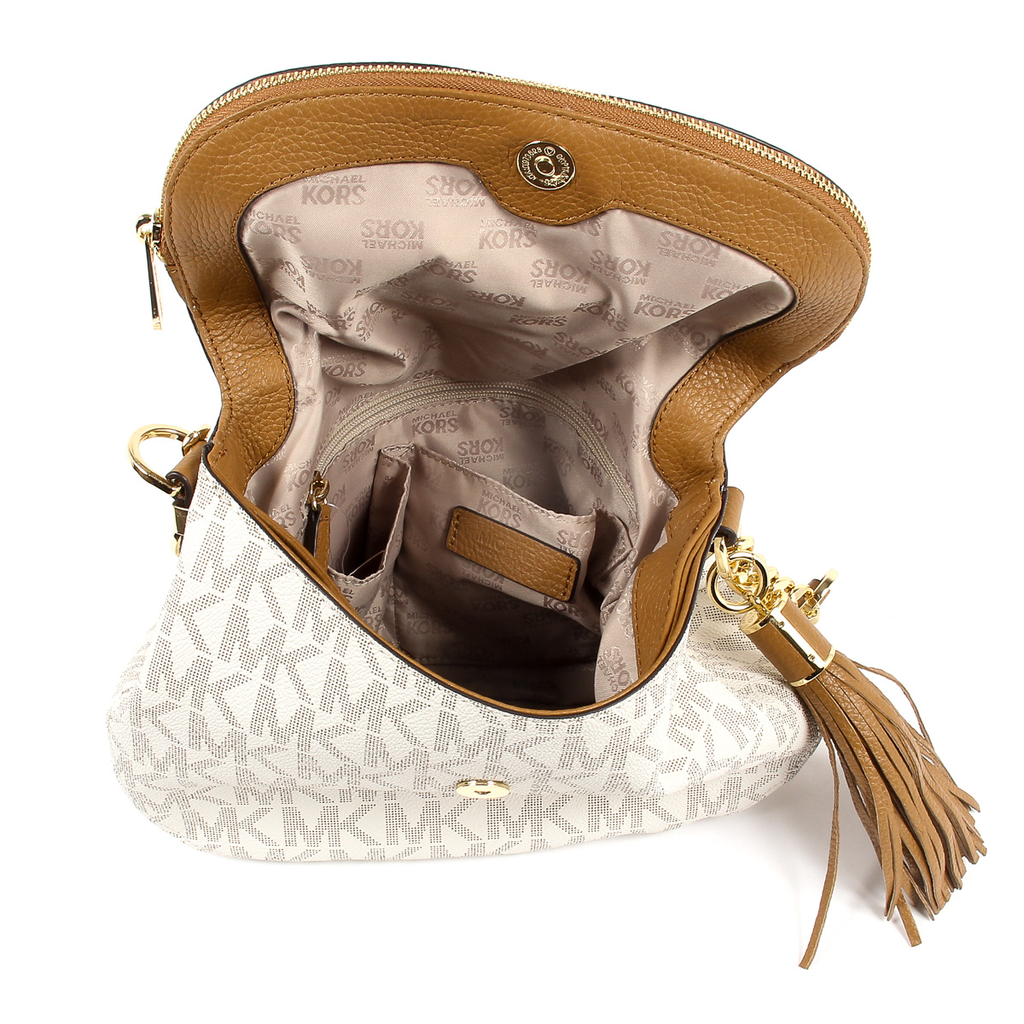 Borsa a mano da donna Michael Kors BEDFORD 35T7GBFL2B VANIGLIA ACRN