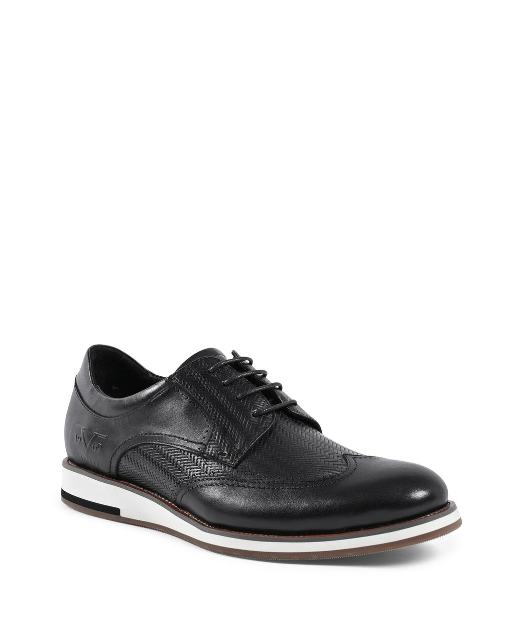 19V69 Italia Uomo Brogue Nero YO ZD28-H27 NERO