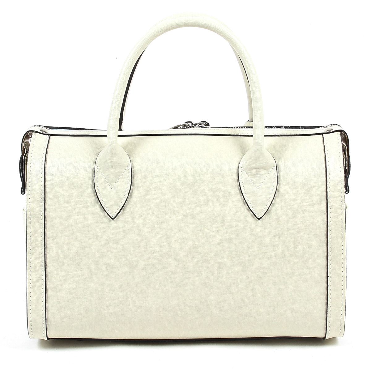 Borsa da donna V 1969 Italia V014-S SAFFIANO AVORIO