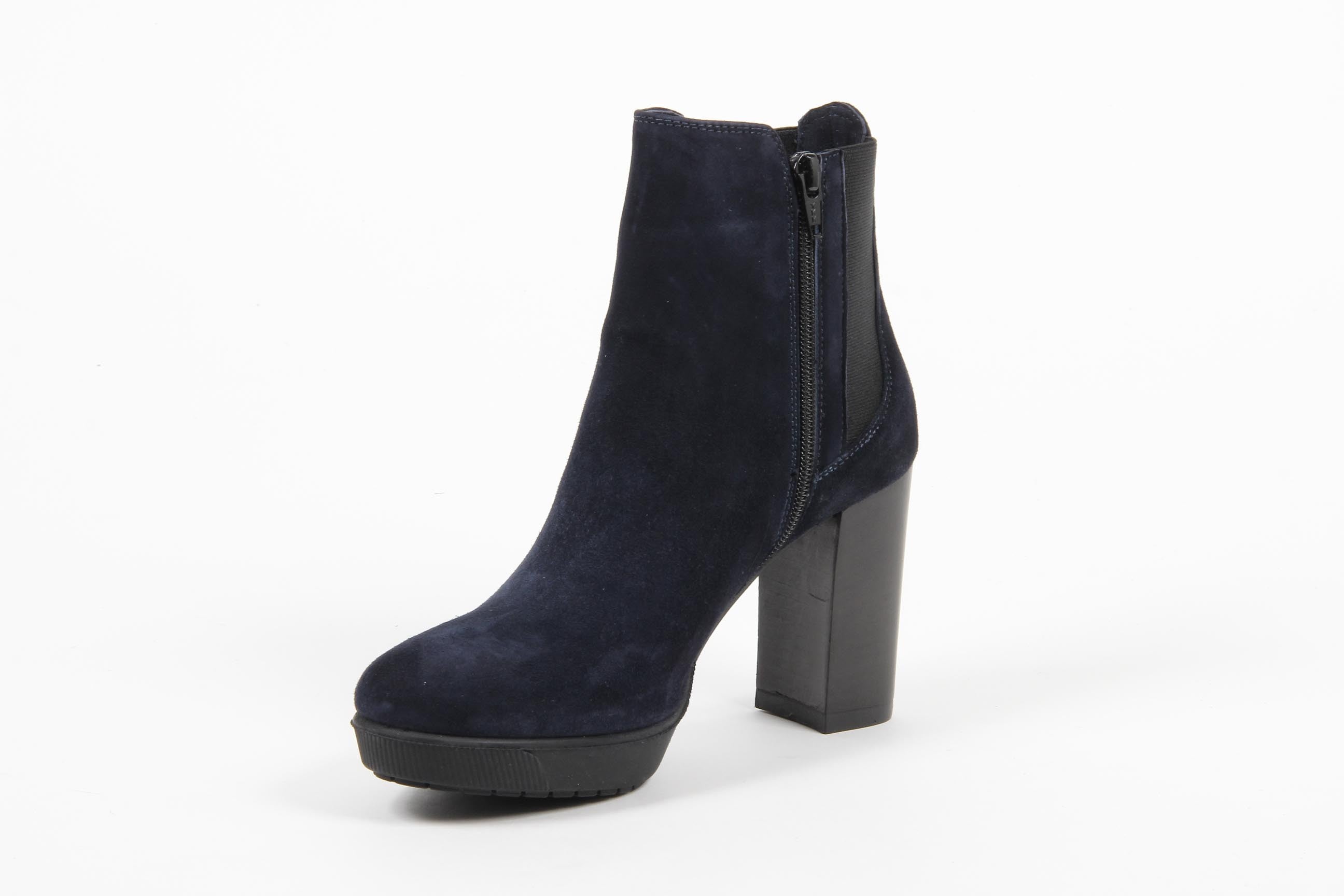 Stivaletto Da Donna V 1969 Italia C22 CAMOSCIO ATLANTICO