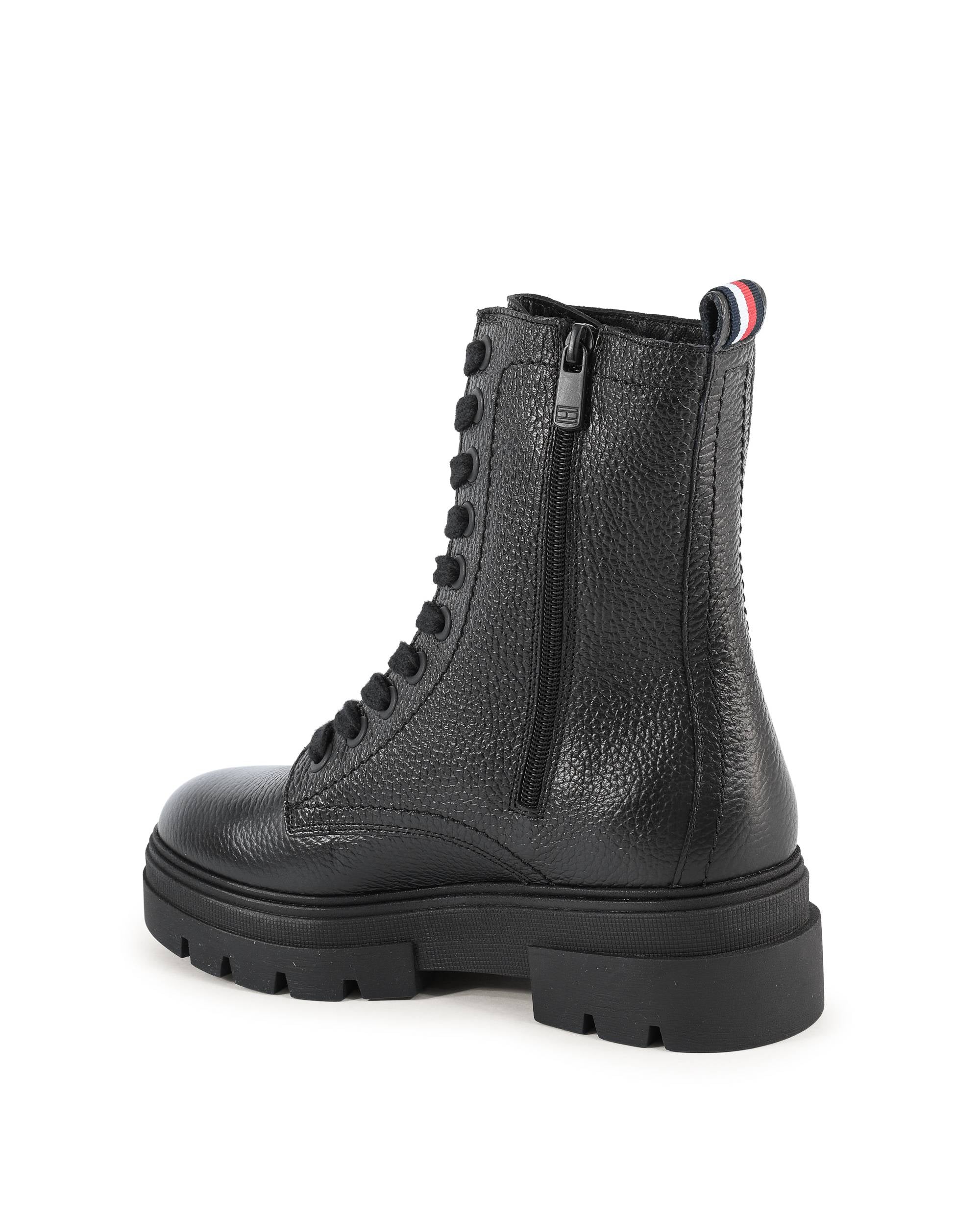Stivali da donna Tommy Hilfiger neri FW0FW06732BDS