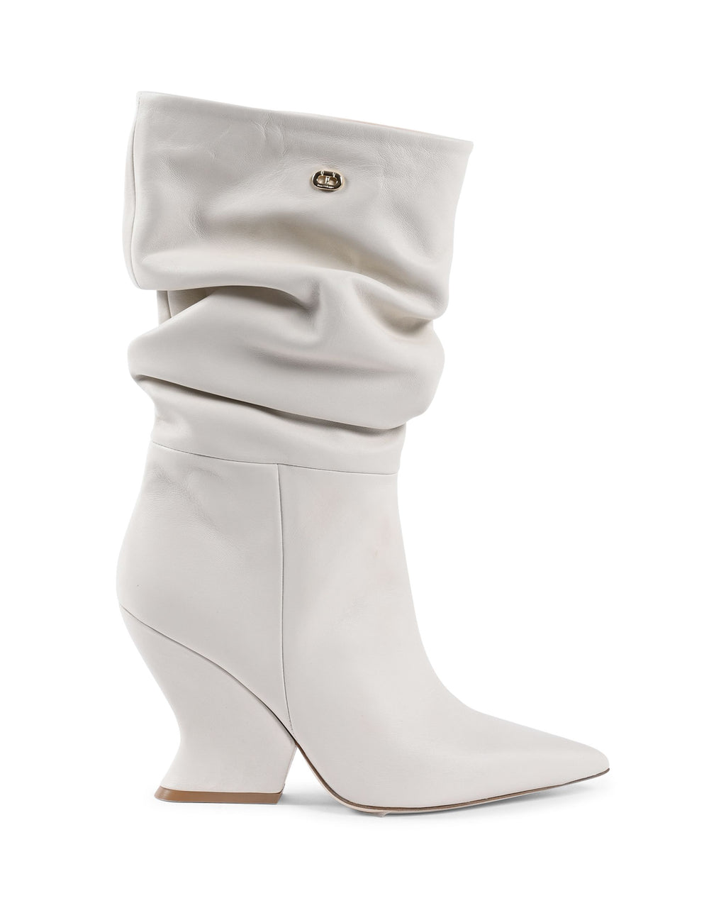 Cady Boot - Stivaletto corto bianco sporco
