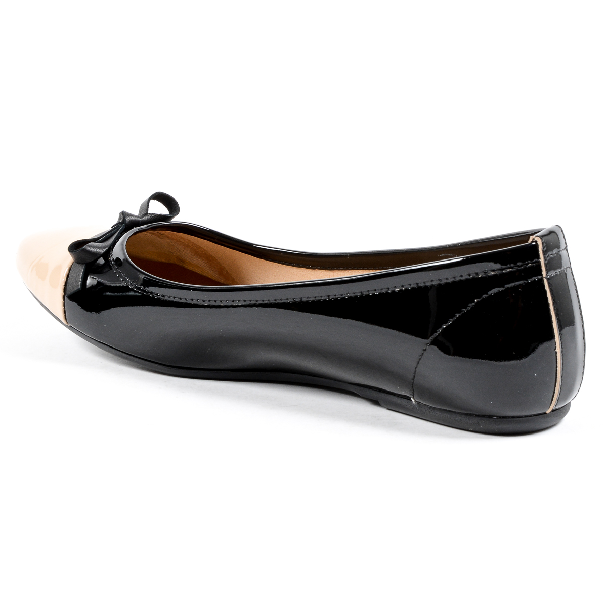 V 1969 Italia Womens Ballerina Black PARMA