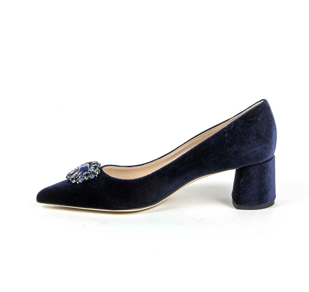 Décolleté da donna V 1969 Italia 3109244 VELLUTO BLU ROYAL