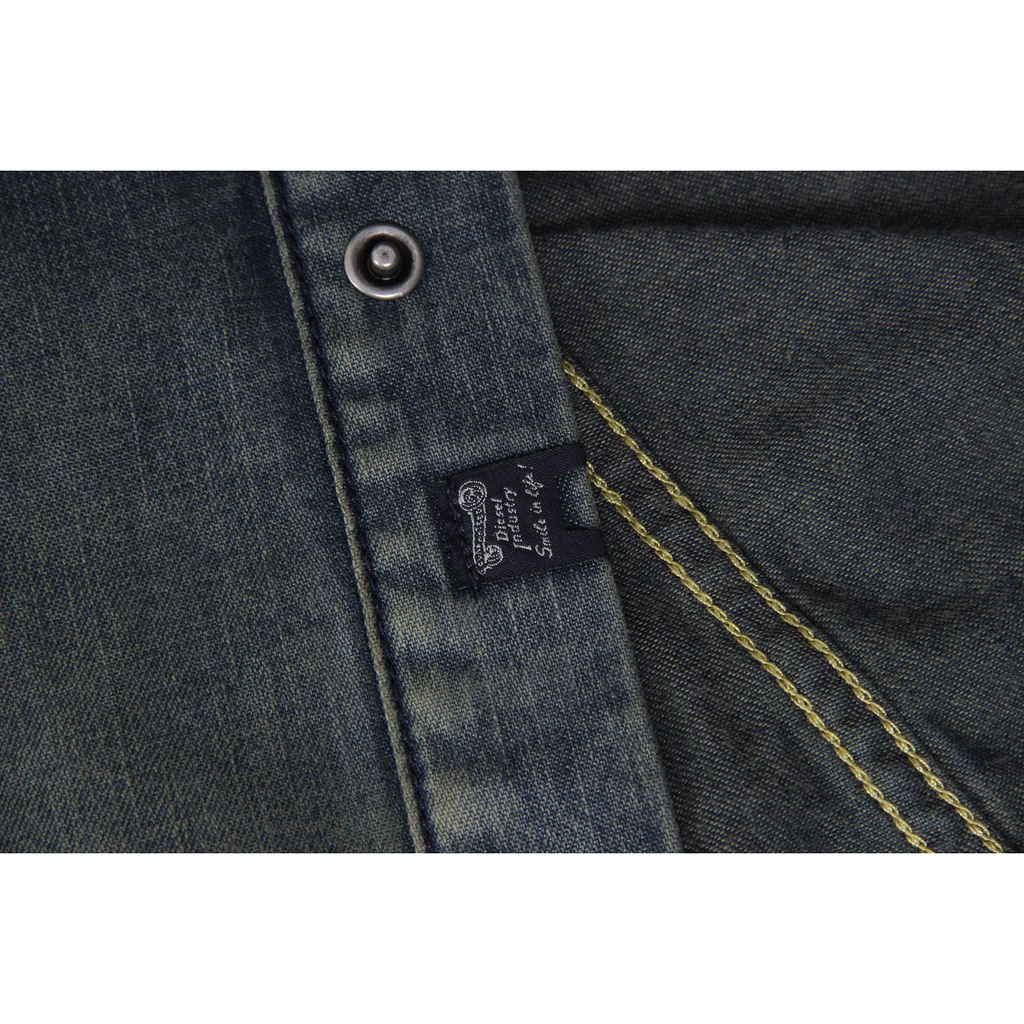 Camicia da uomo Diesel a maniche lunghe 00SD24 0IAEU 01 NEW-SONORA