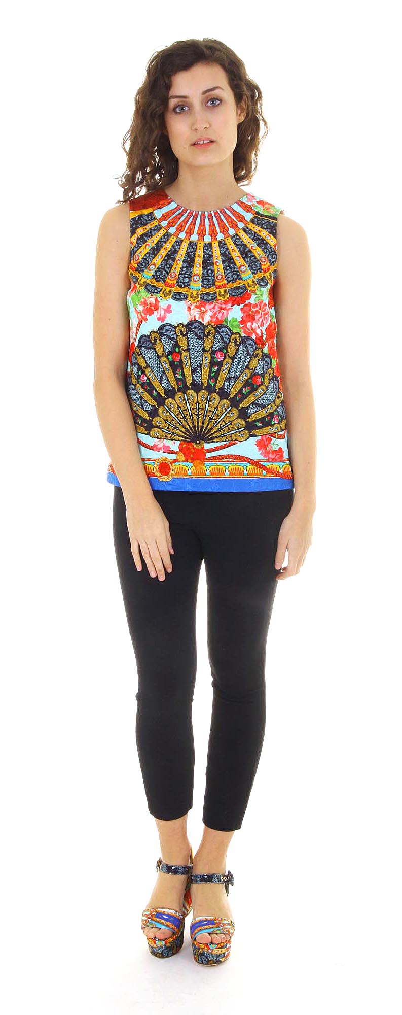 Canotta da donna Dolce & Gabbana F7M57T FPMQV X0800