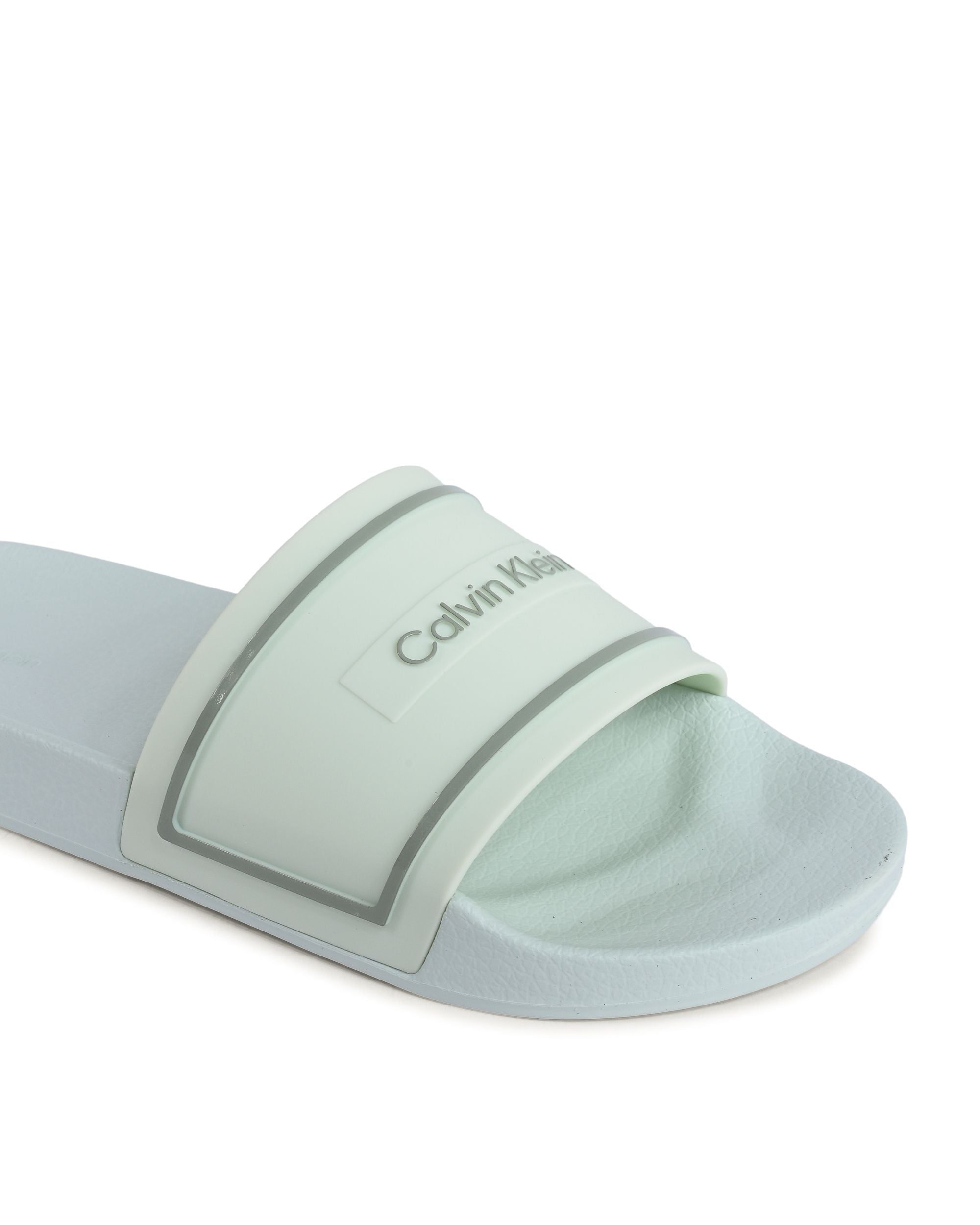 Ciabatte Calvin Klein da donna verdi HW0HW01976LIA