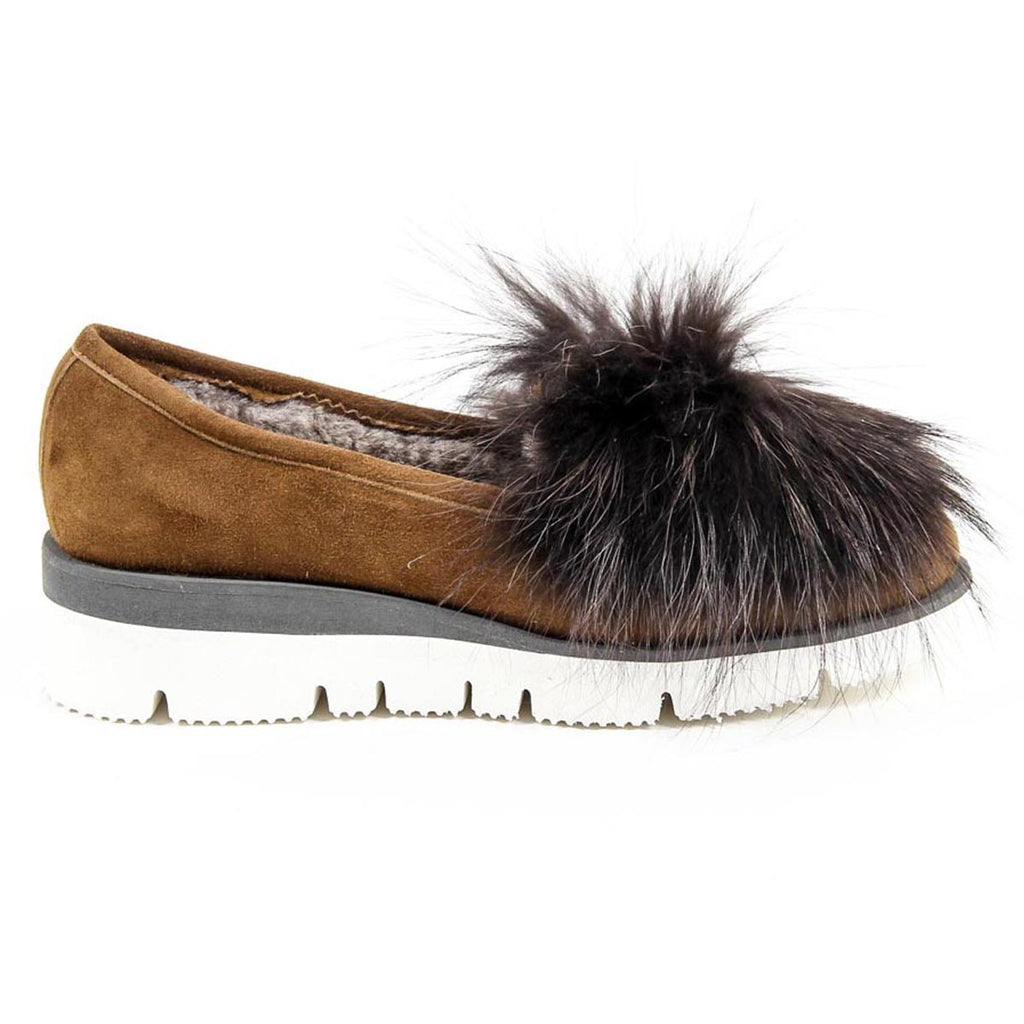 Mocassino da donna V 1969 Italia 302106 CAMOSCIO CUOIO