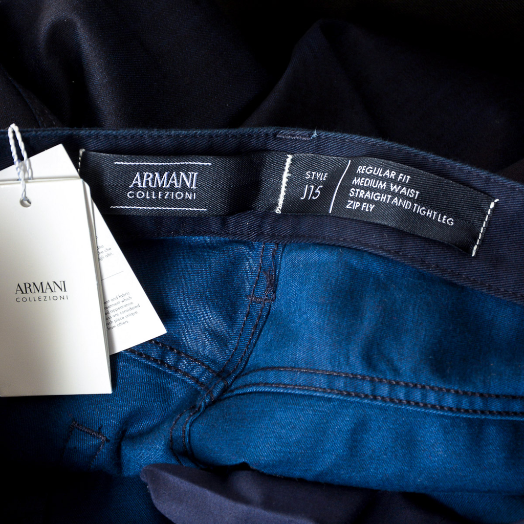 Jeans Armani Collezioni Uomo Blu Scuro
