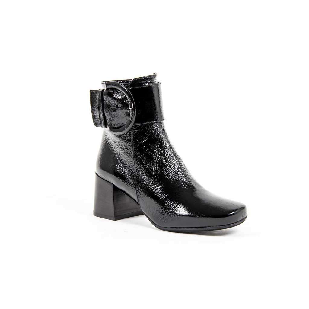 V 1969 Italia Stivaletto con tacco da donna B2484 FINISH NERO