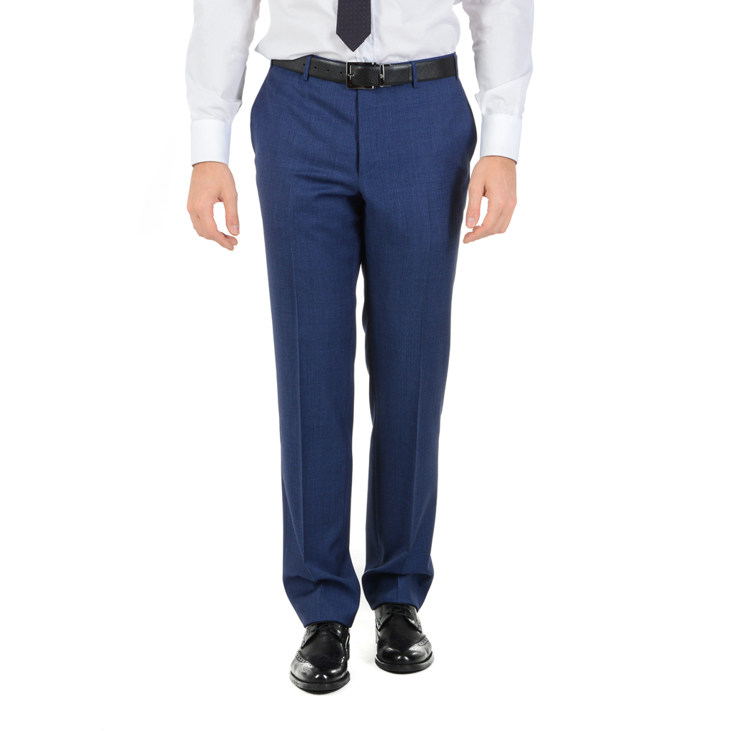 Abito da uomo Corneliani maniche lunghe blu Super 110's